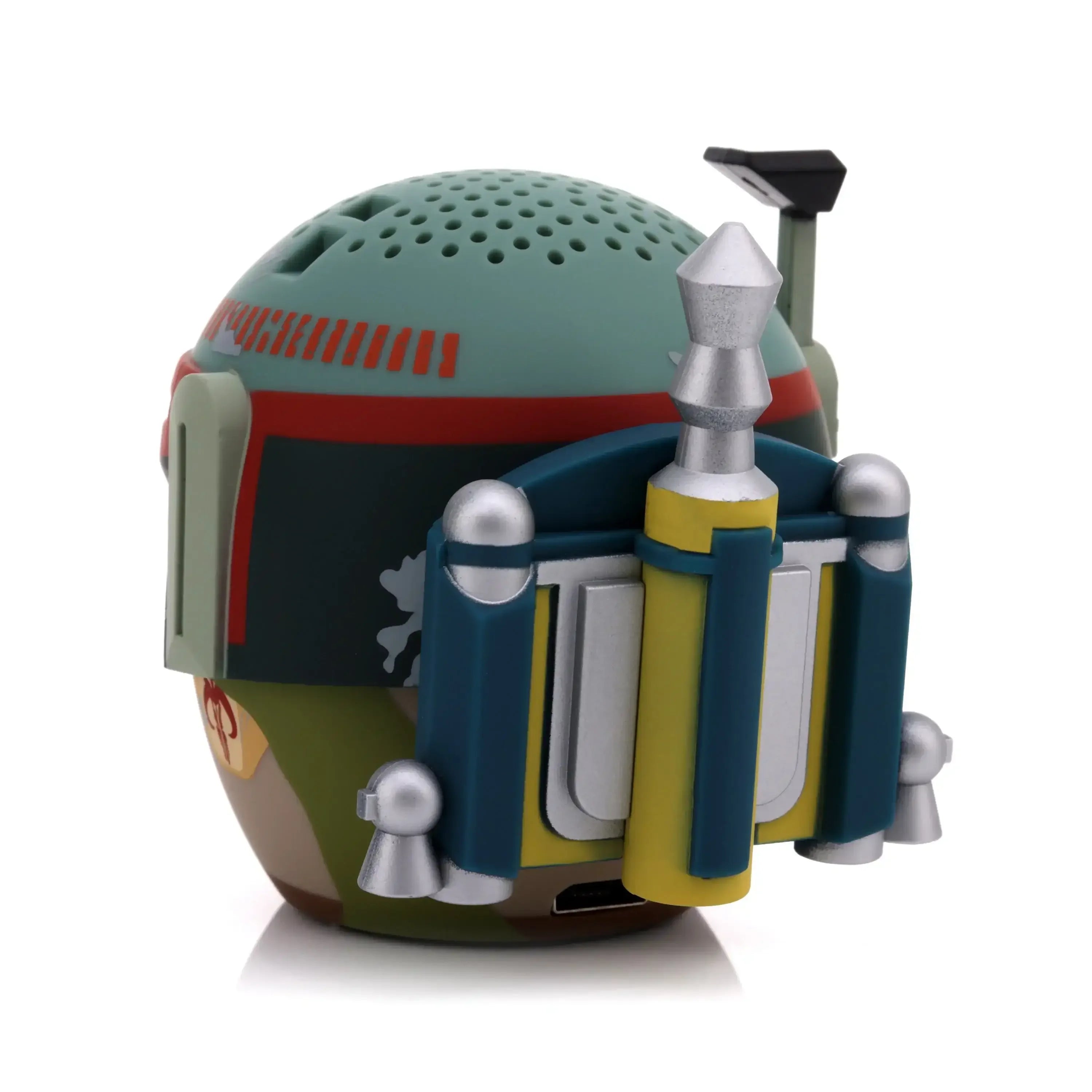 Głośnik Bluetooth w kształcie hełmu Boba Fett z jetpackiem, figurka kolekcjonerska