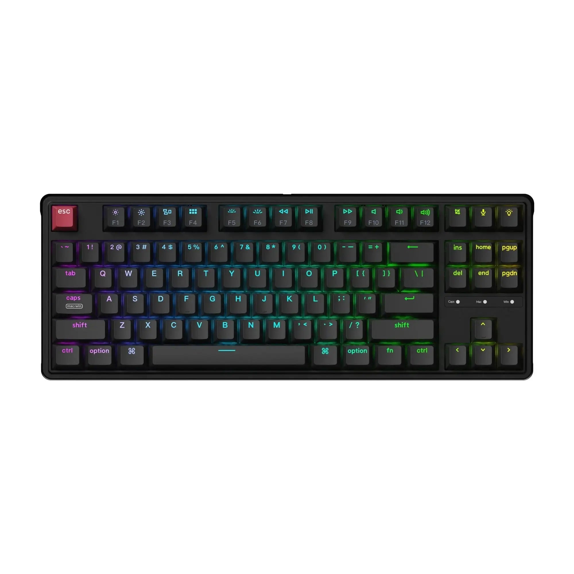 Keychron - C3 Pro 8K QMK Wired Custom Mechanical Keyboard - Przewodowa Klawiatura Mechaniczna