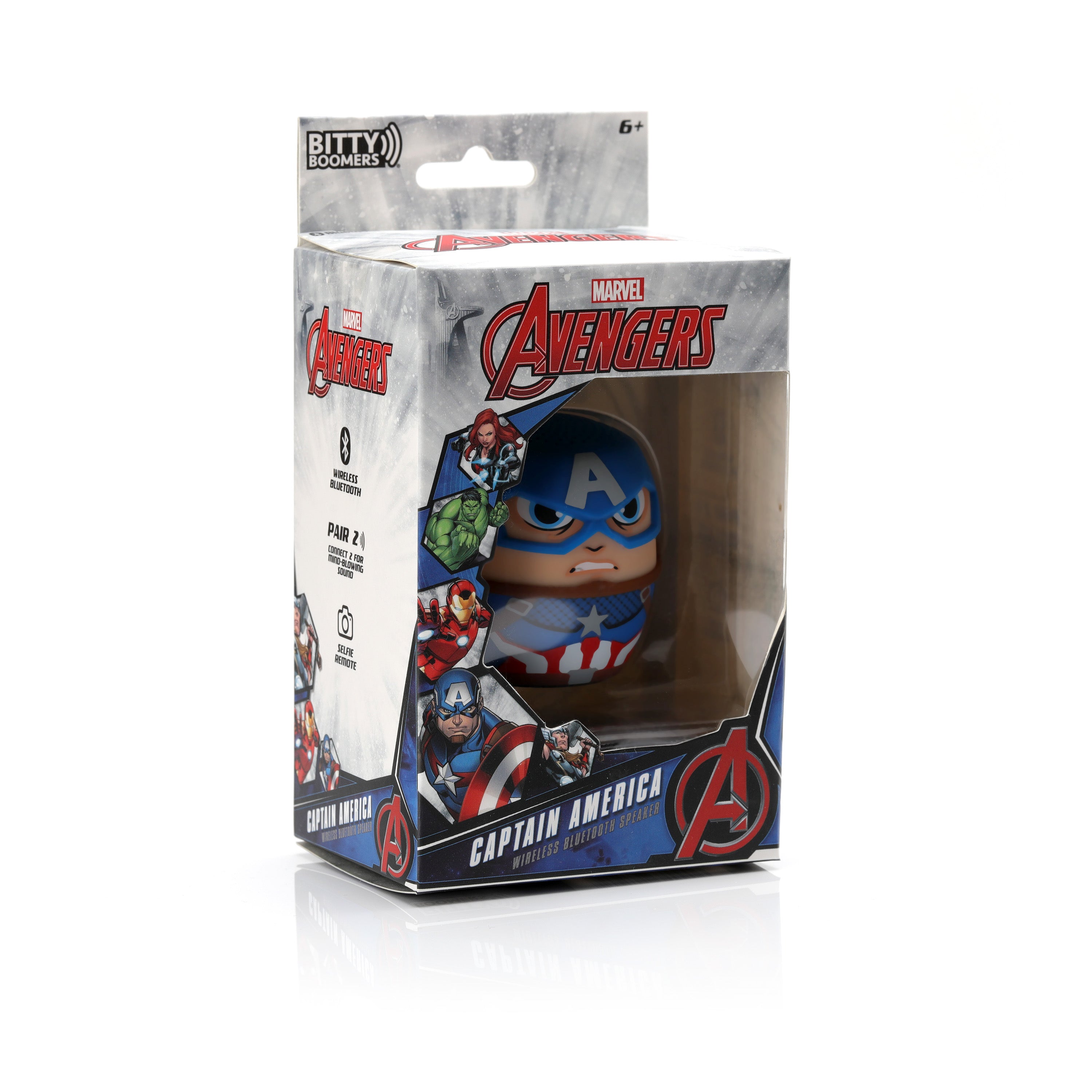 Bitty Boomers - Captain America Marvel Bluetooth Speaker - Głośnik Bezprzewodwy