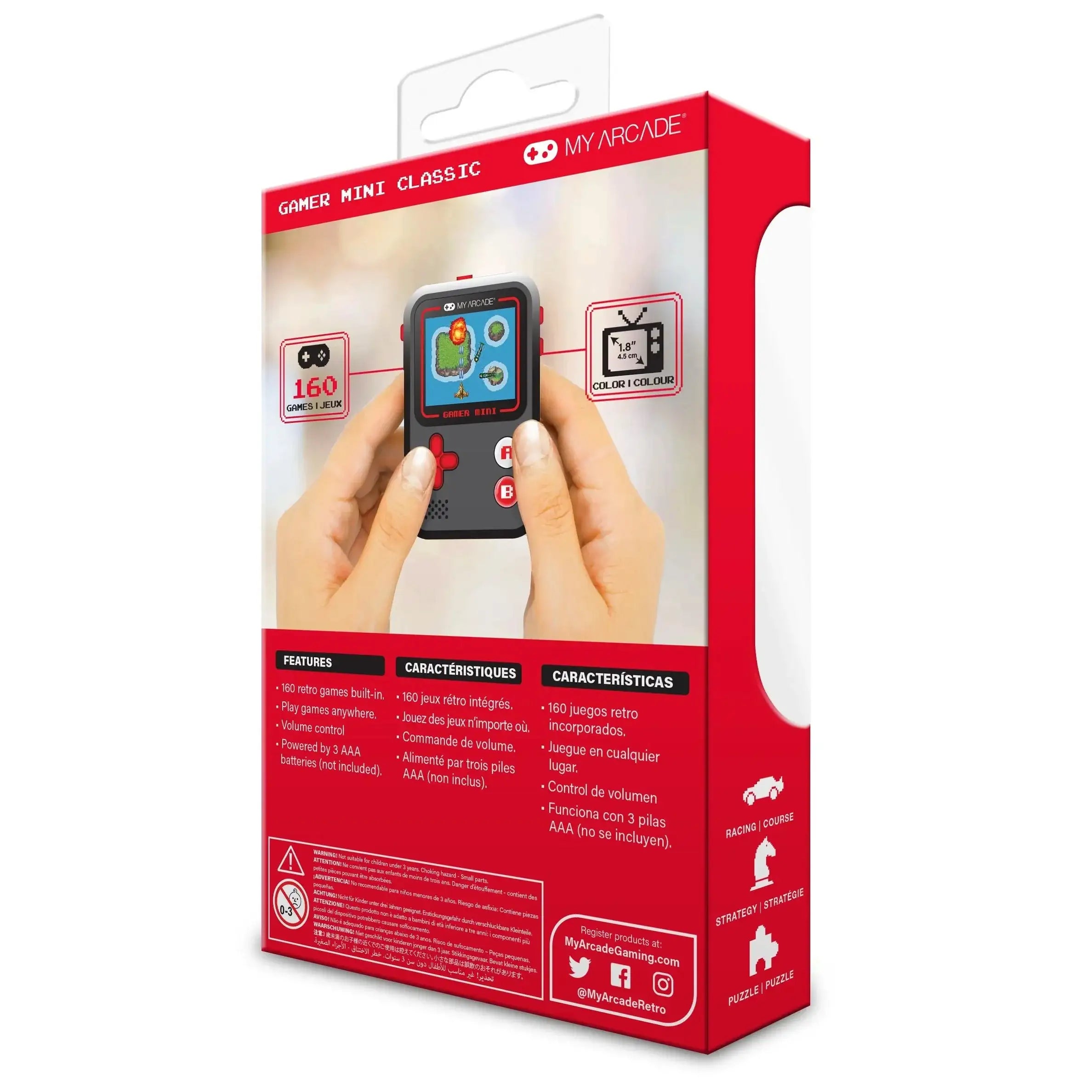 My Arcade - Gamer Mini Classic - Kolekcjonerska Mini Konsola Retro