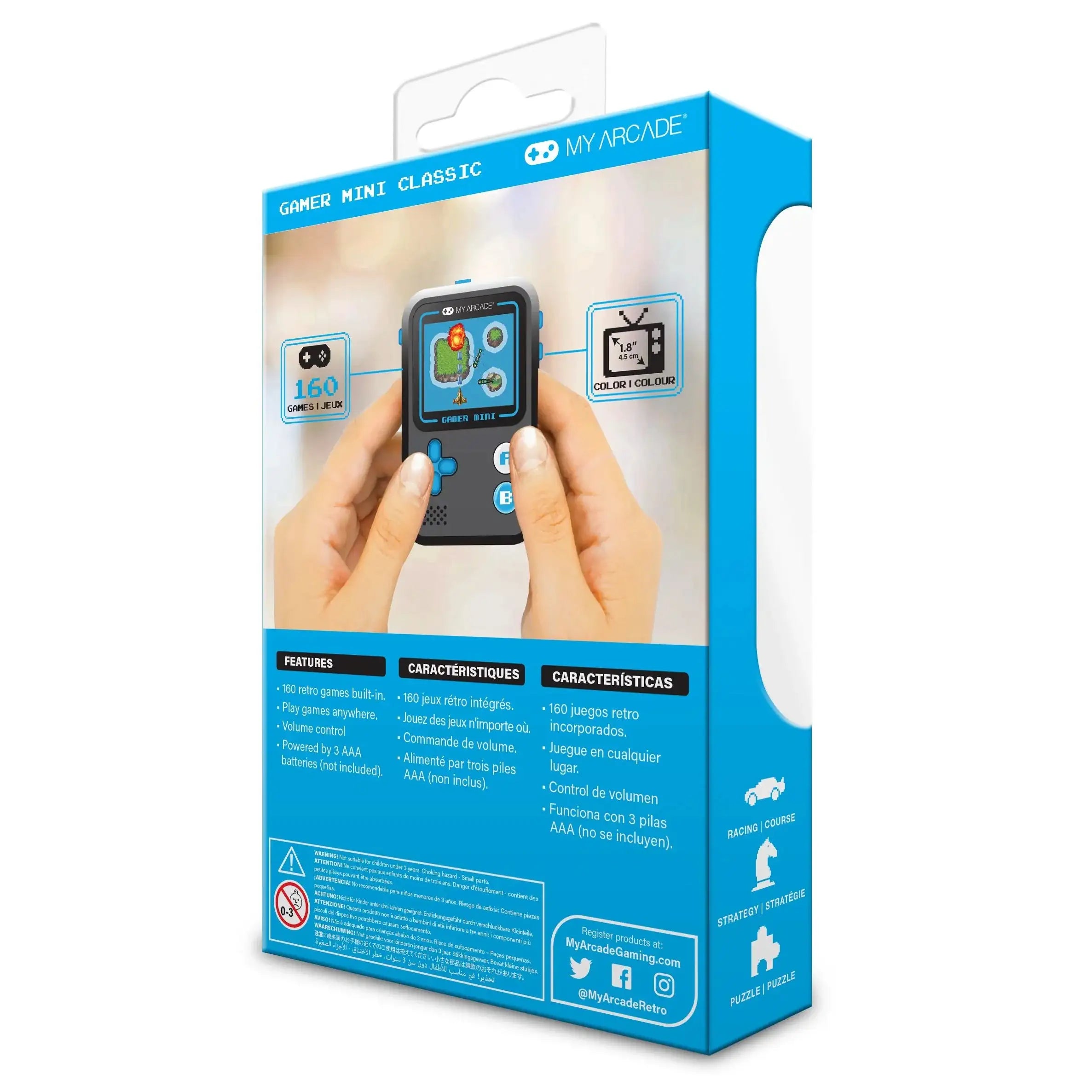 My Arcade - Gamer Mini Classic - Kolekcjonerska Mini Konsola Retro
