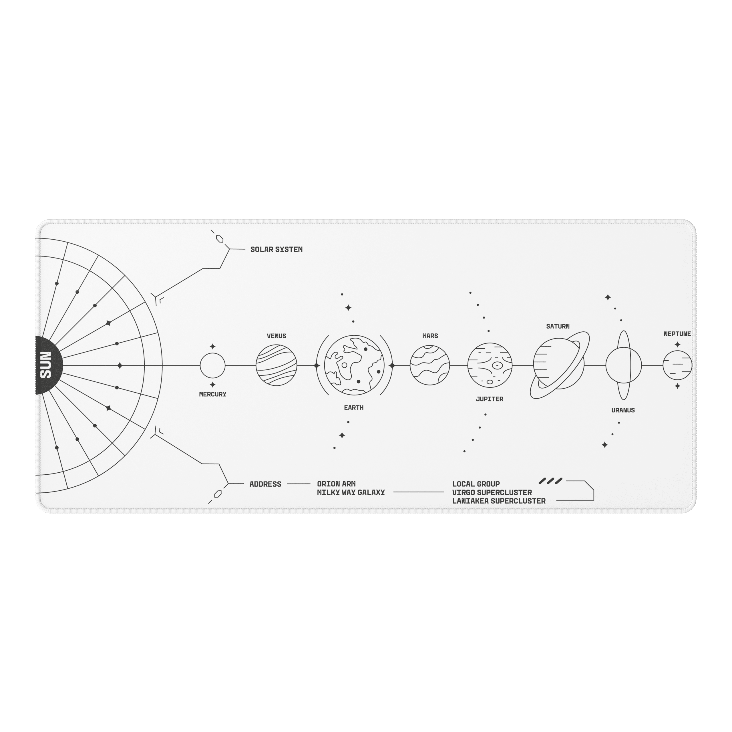 Dark Project - Terra Nova Mousepad XL - Mata na Biurko