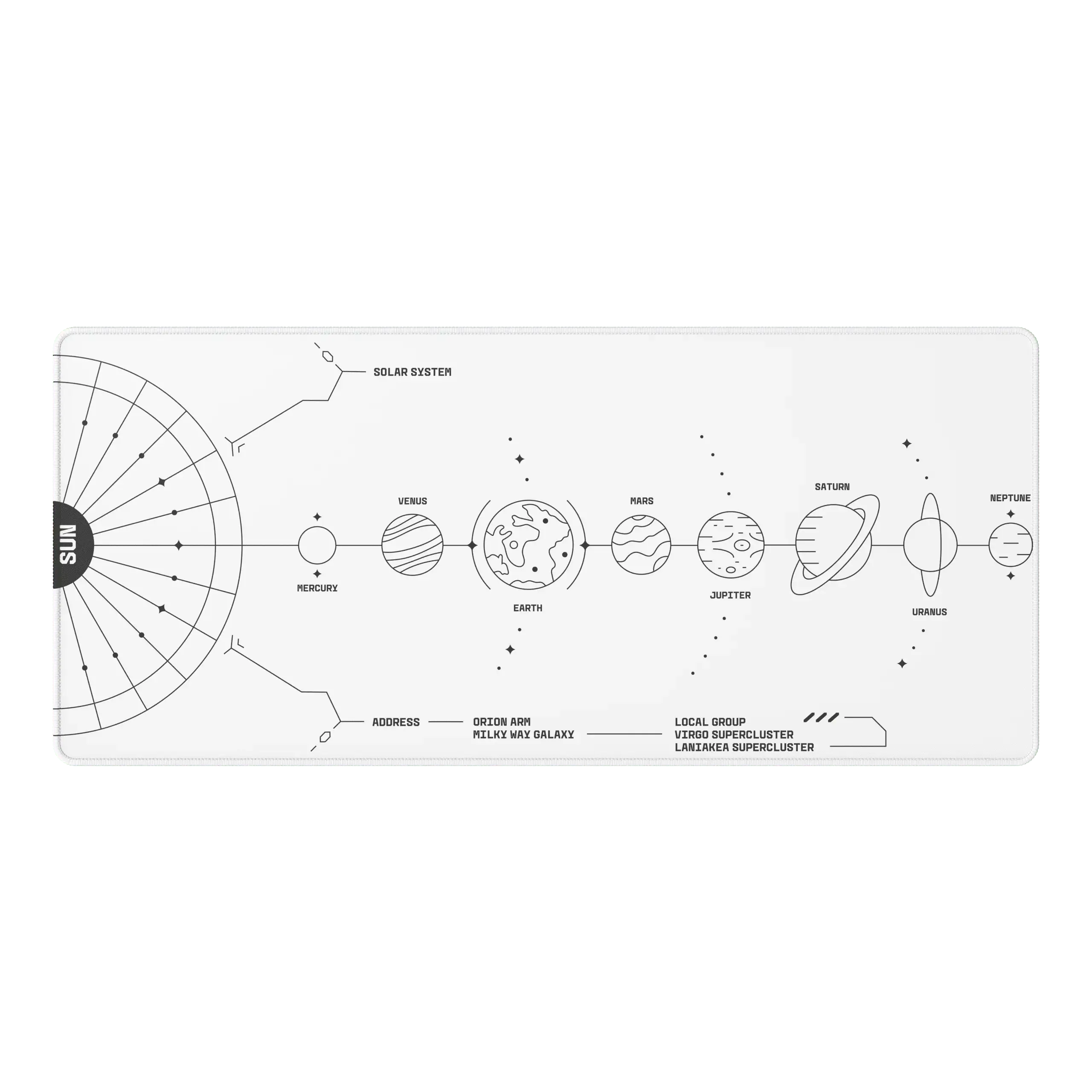 Dark Project - Terra Nova Mousepad XL - Mata na Biurko