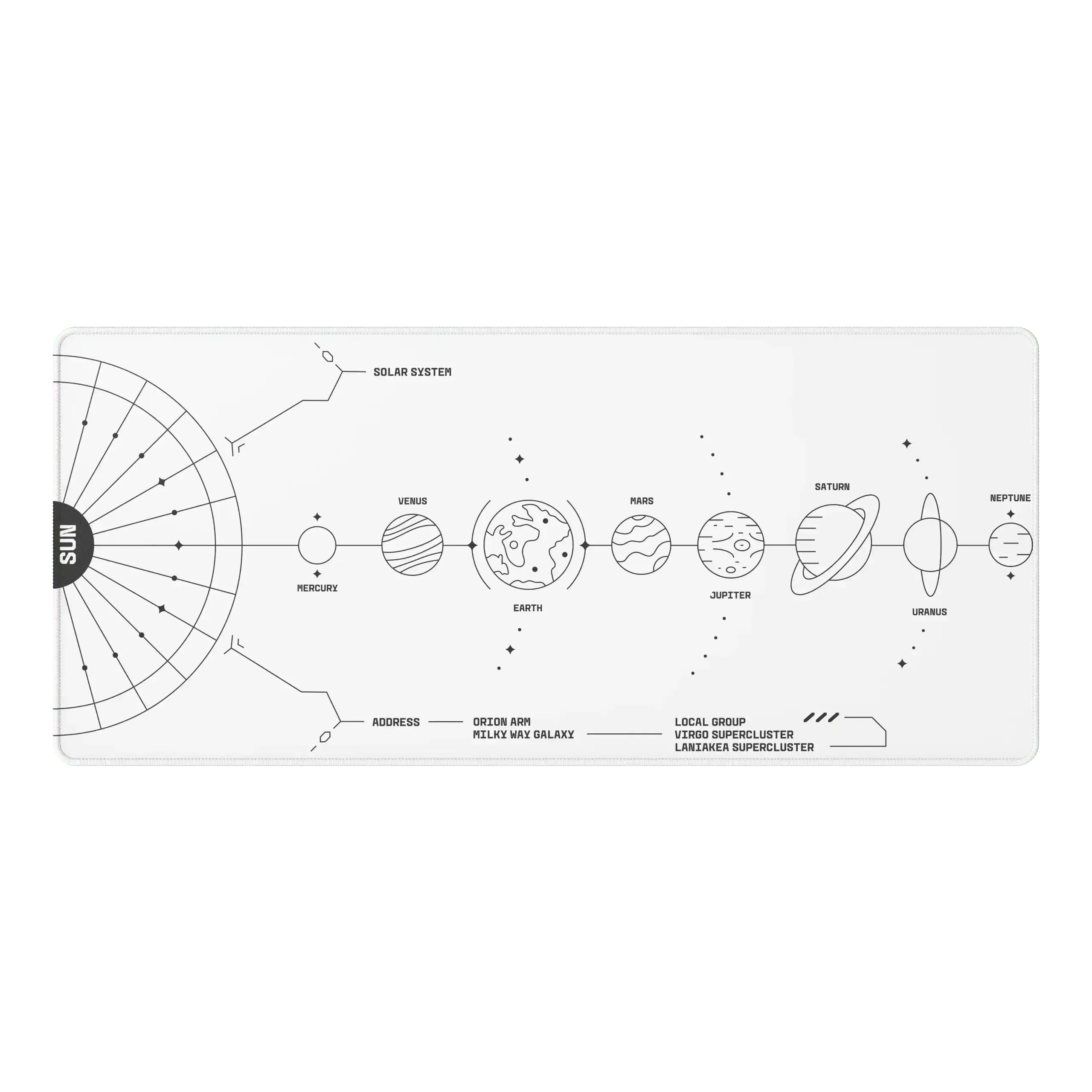 Dark Project - Terra Nova Mousepad XL - Mata na Biurko