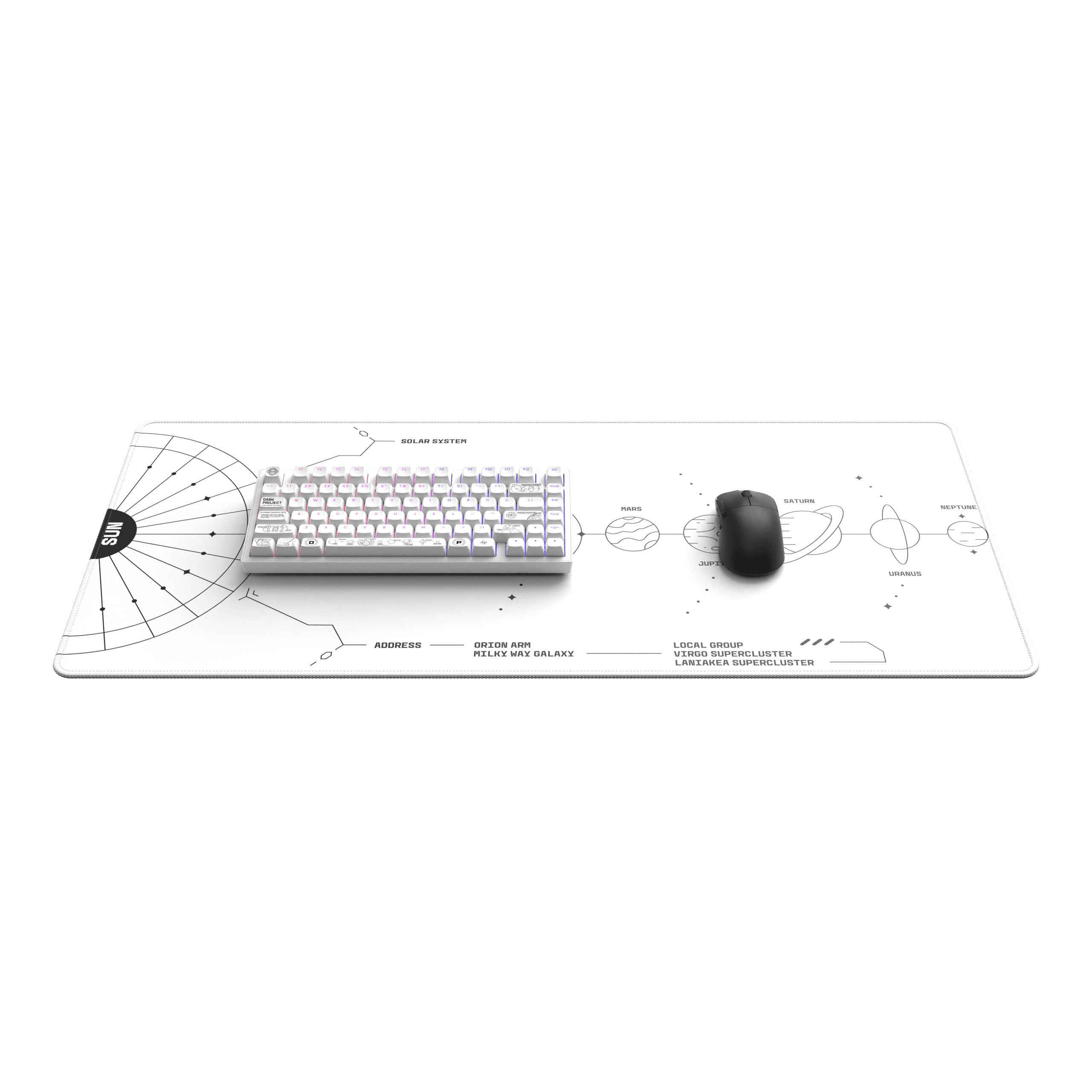 Dark Project - Terra Nova Mousepad XL - Mata na Biurko