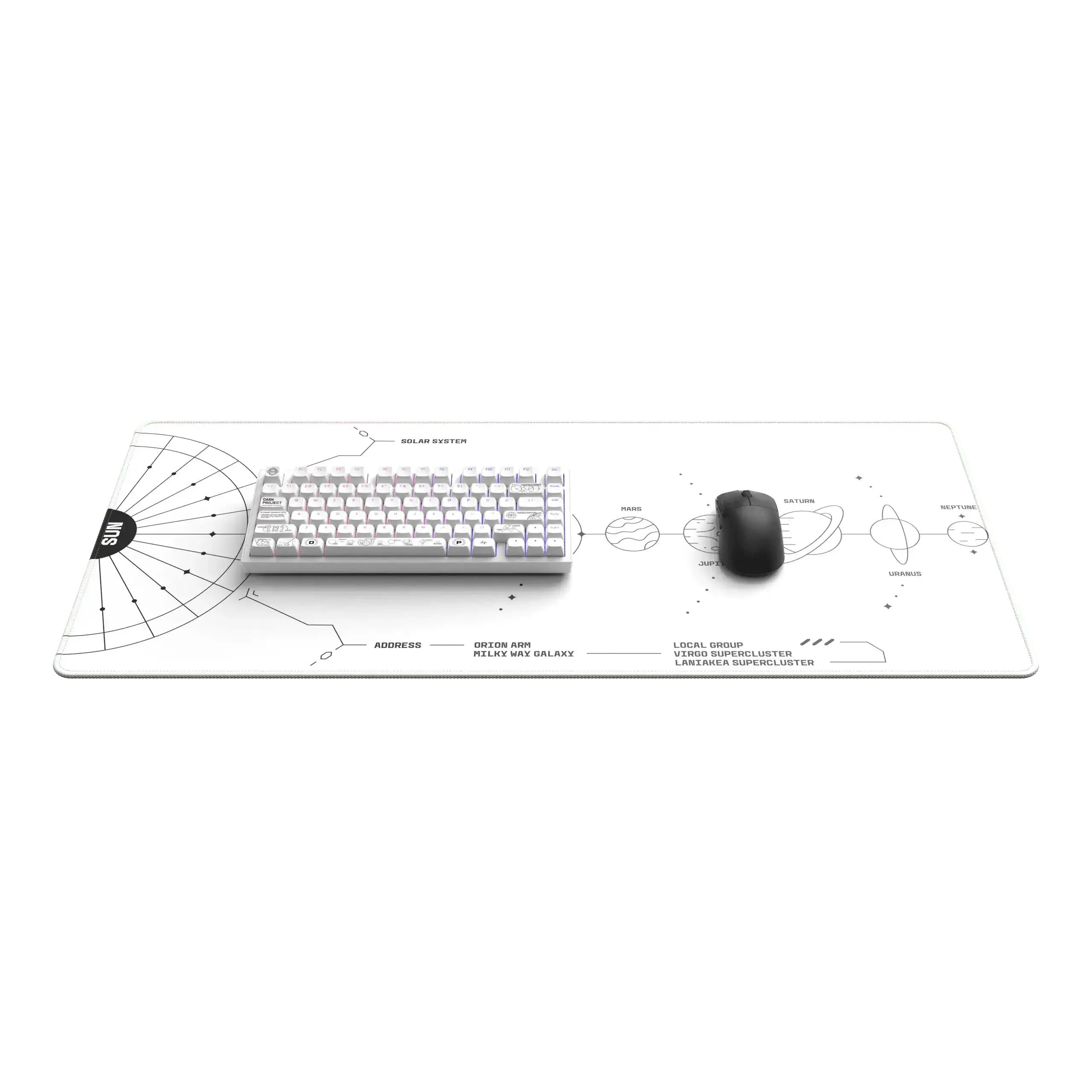 Dark Project - Terra Nova Mousepad XL - Mata na Biurko