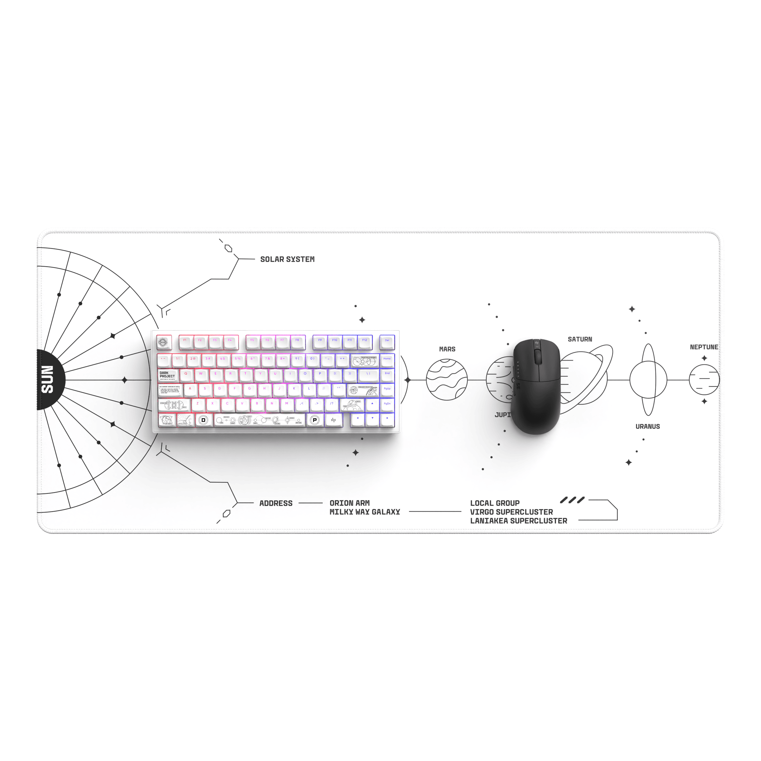 Dark Project - Terra Nova Mousepad XL - Mata na Biurko