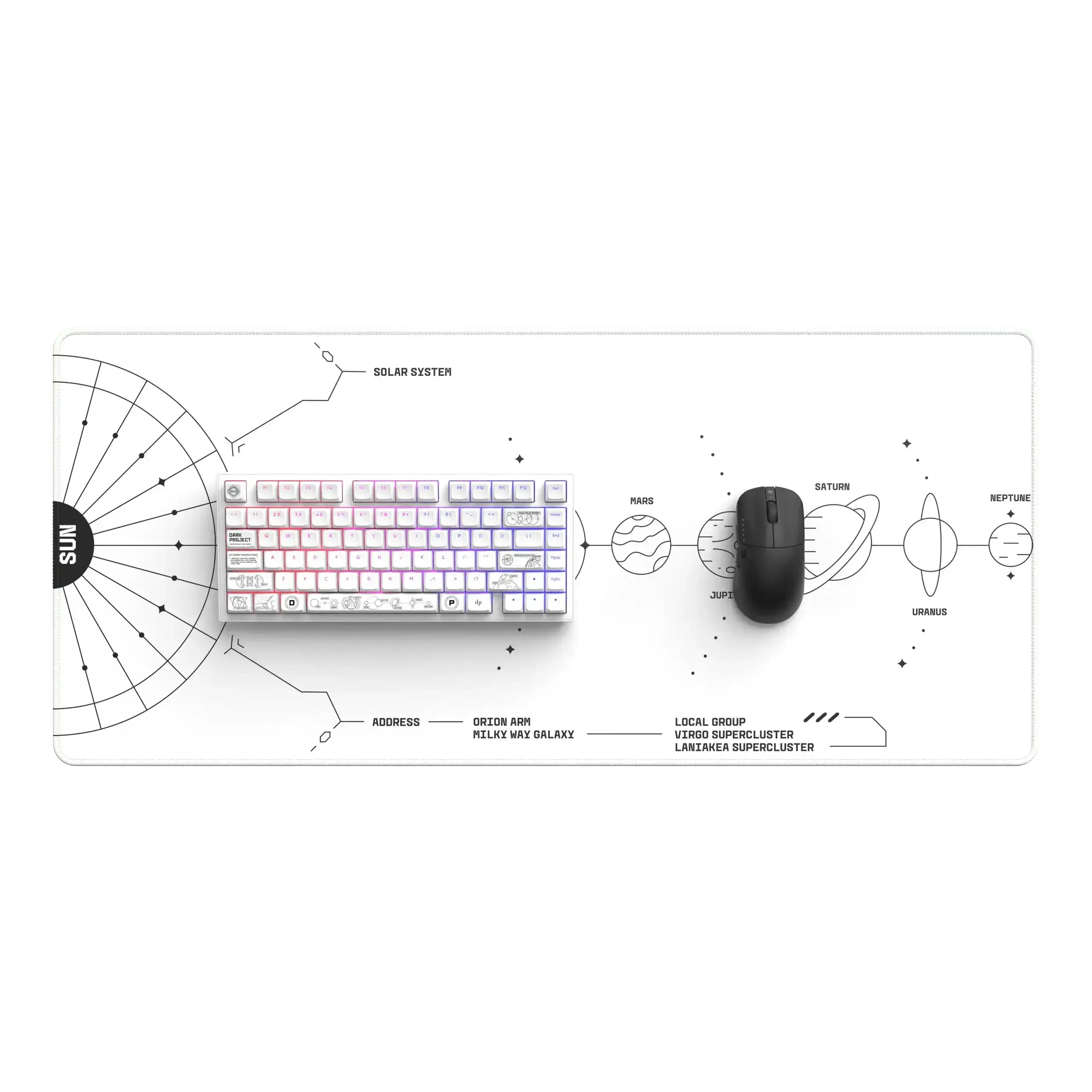 Dark Project - Terra Nova Mousepad XL - Mata na Biurko