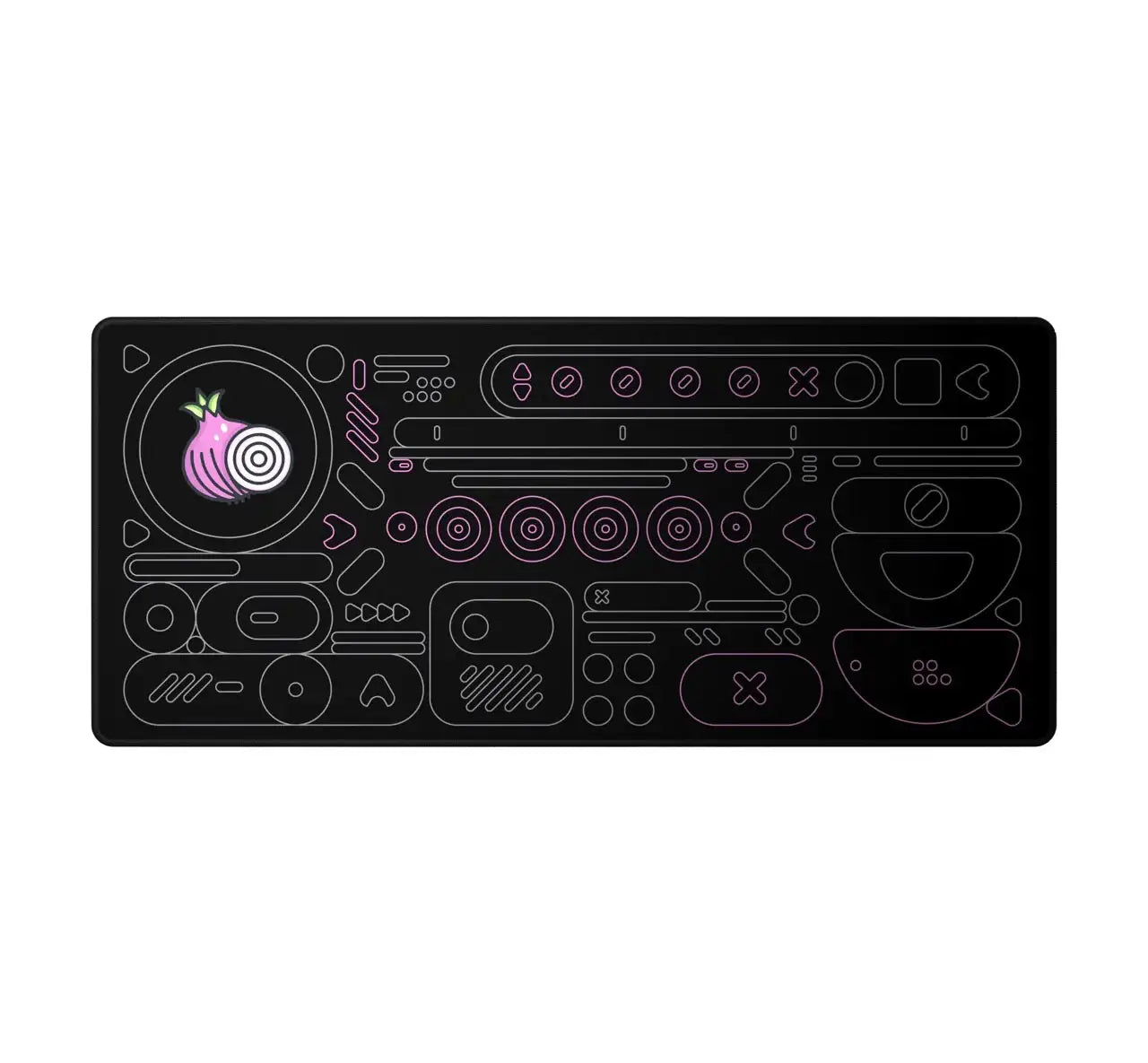 Dark Project - Onionite Pattern Mousepad XL - Gamingowa Mata na Biurko