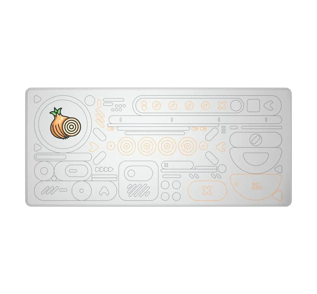 Dark Project - Onionite Pattern Mousepad XL - Gamingowa Mata na Biurko