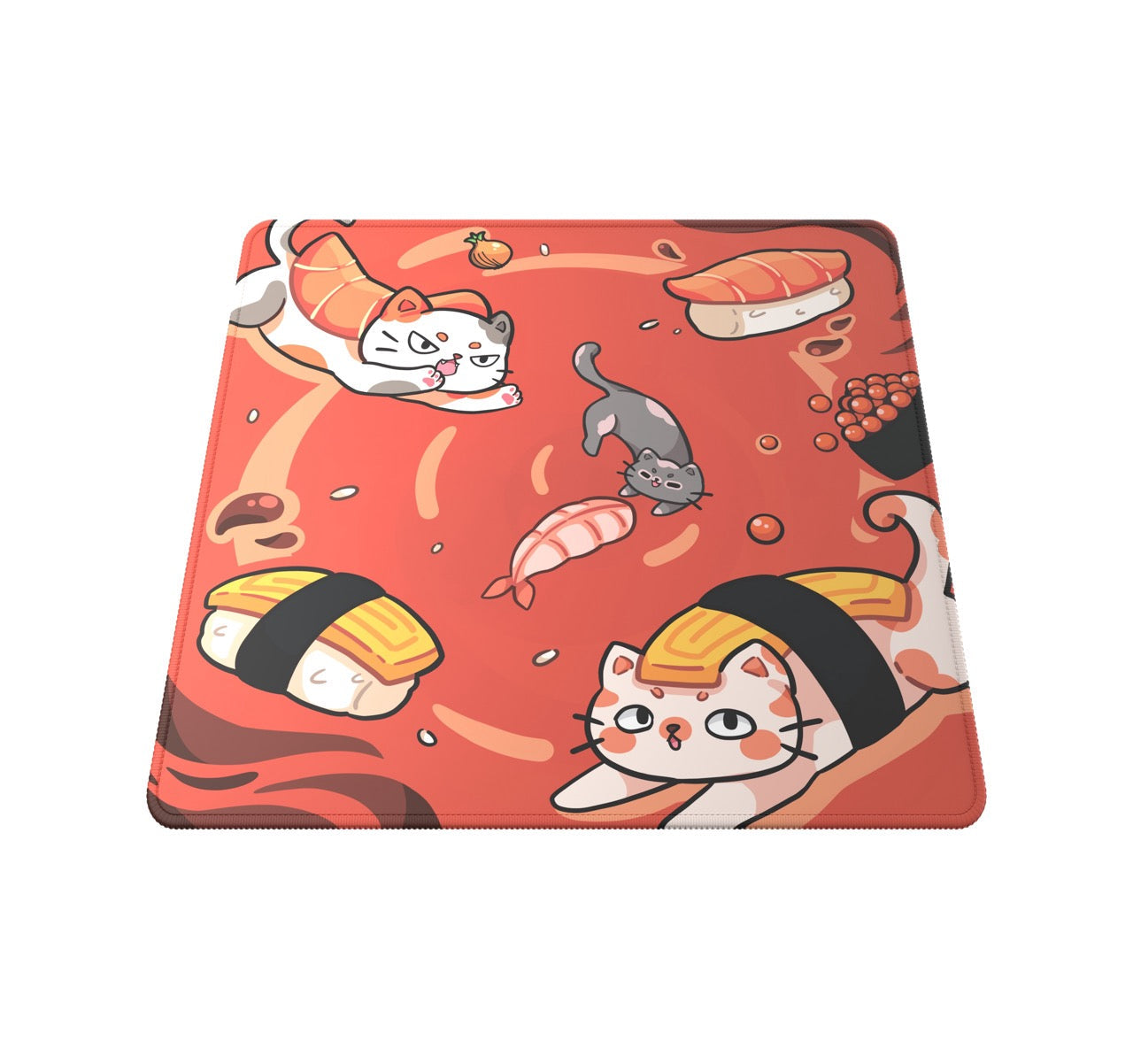 Dark Project - Sushi Cats Pro Mousepad L - Gamingowa Podkładka pod Myszkę