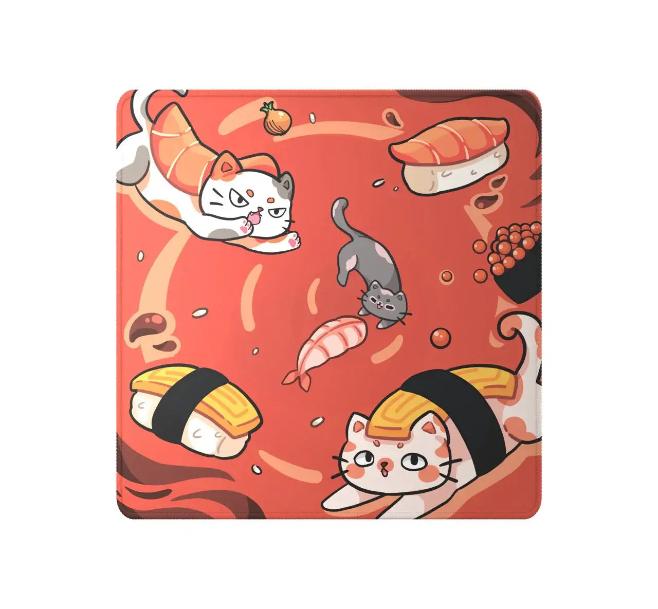 Dark Project - Sushi Cats Pro Mousepad L - Gamingowa Podkładka pod Myszkę