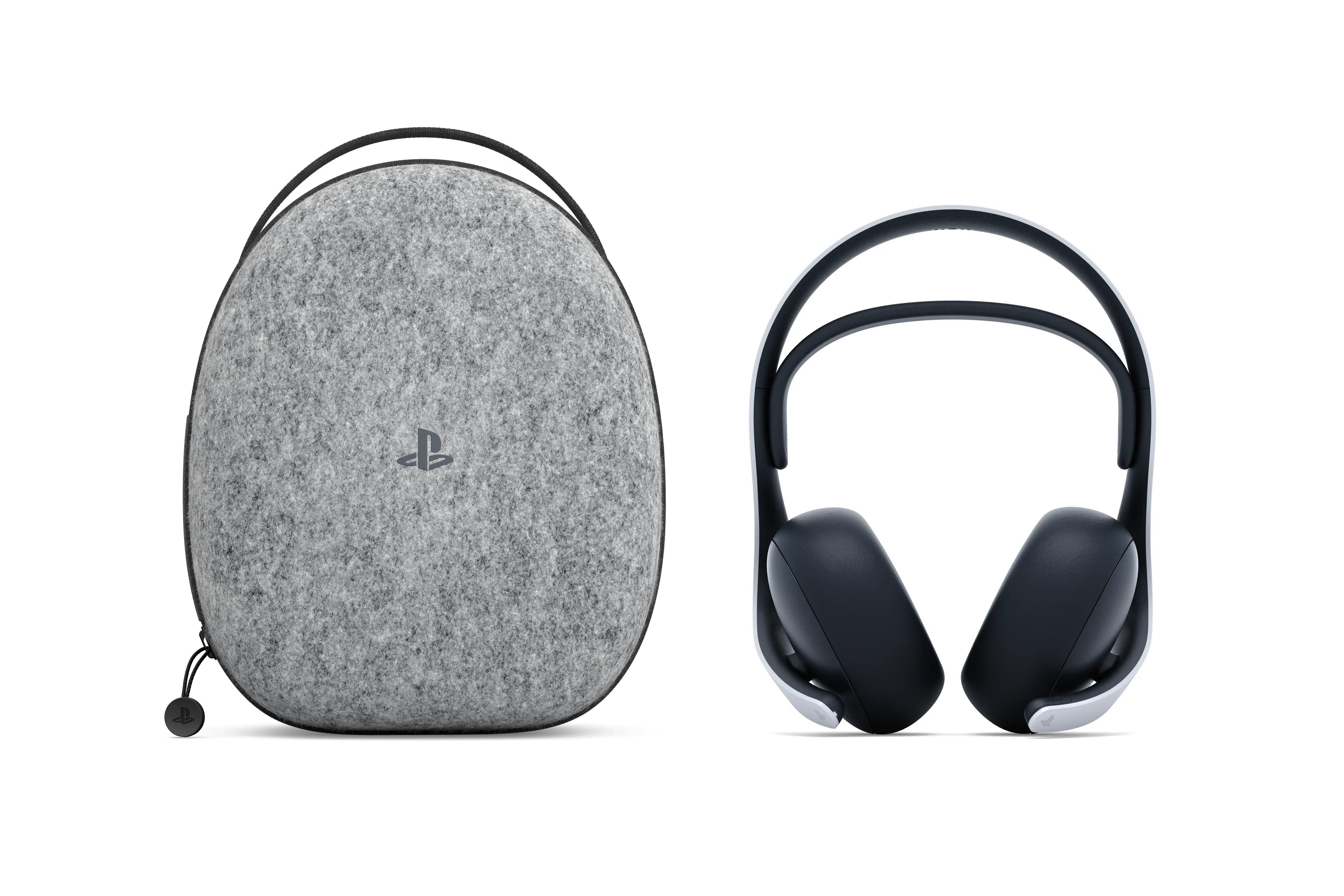 Słuchawki PlayStation z etui na przenośne gry i akcesoria do biurka