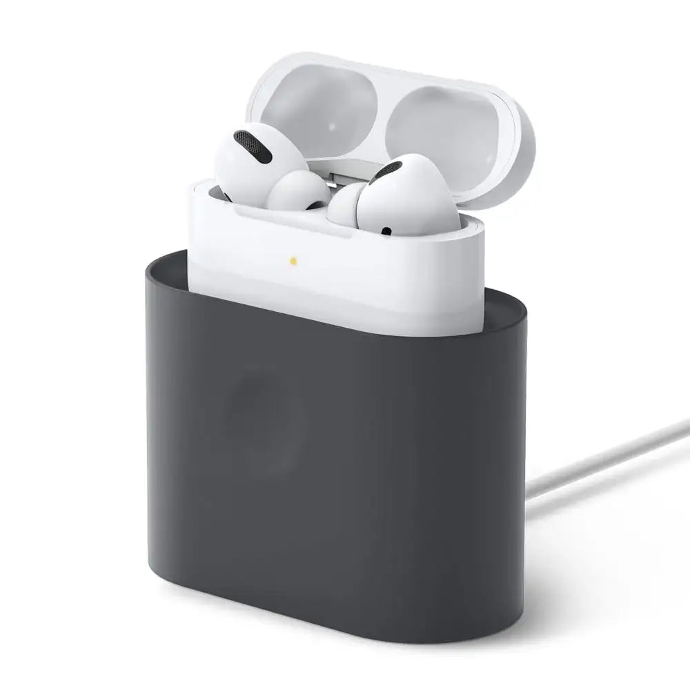 Etui silikonowe ciemnoszare na AirPods Pro z ładowarką USB-C