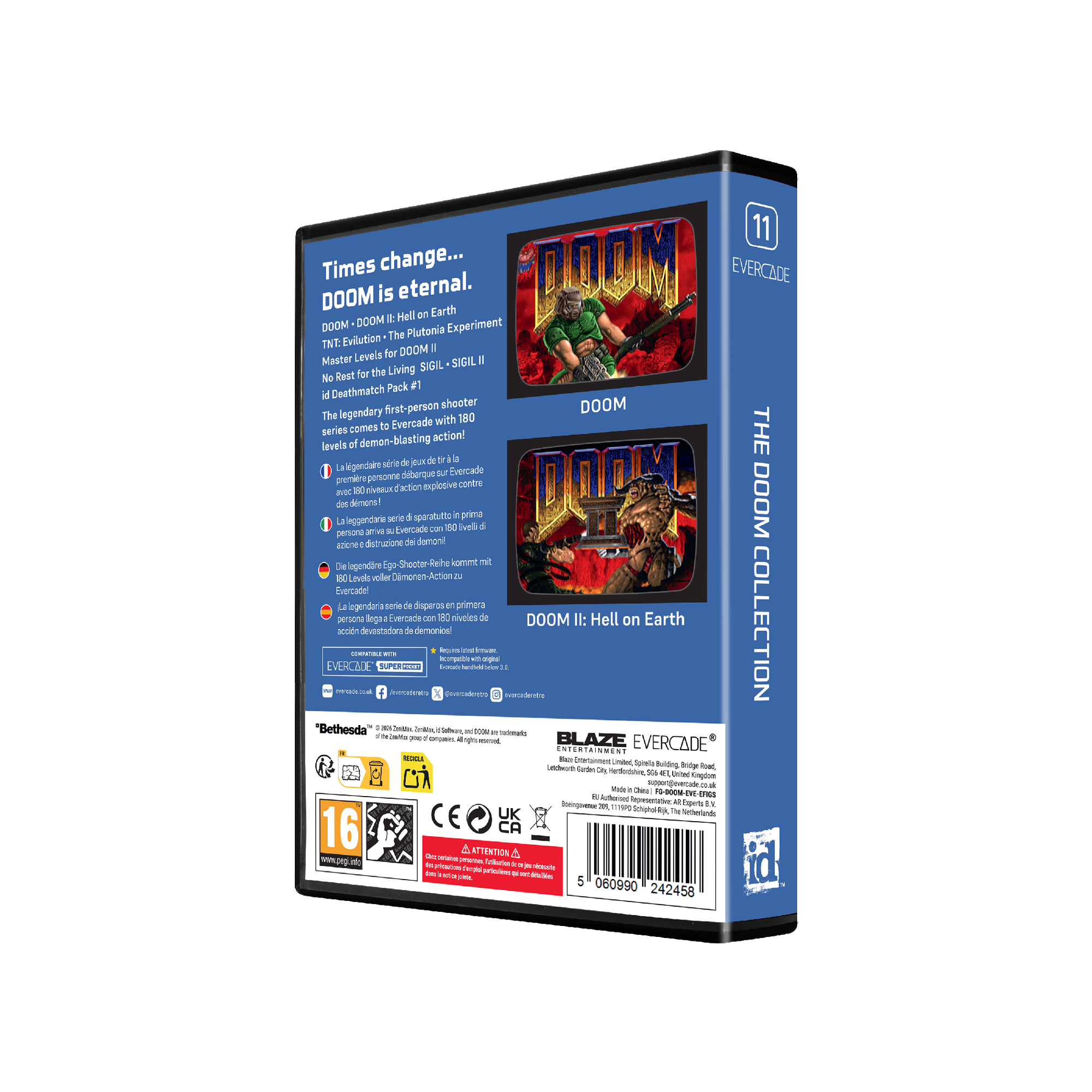 Evercade - The DOOM Collection - Zestaw Gier Retro