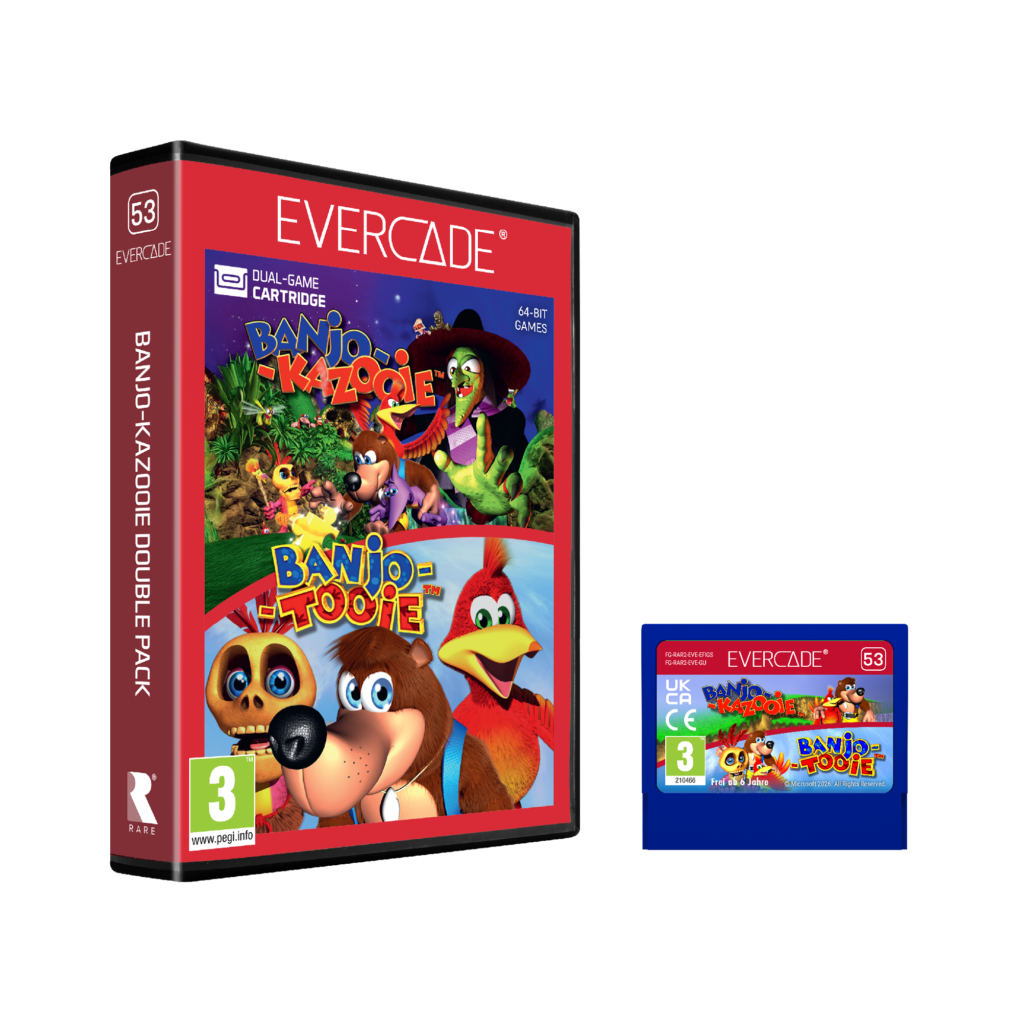 Evercade - Banjo-Kazooie Double Pack - Zestaw Gier Retro