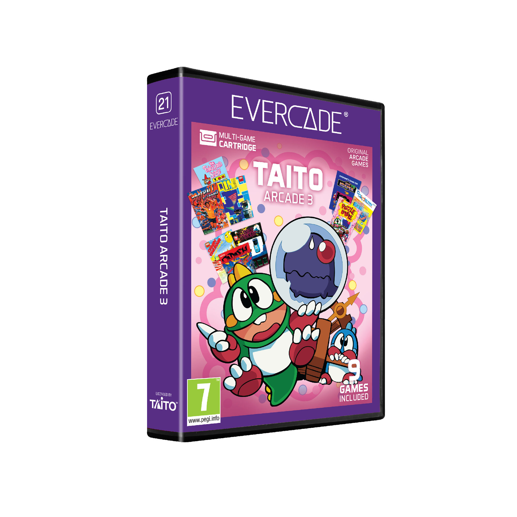 Evercade - TAITO Arcade 3 - Zestaw Gier Retro