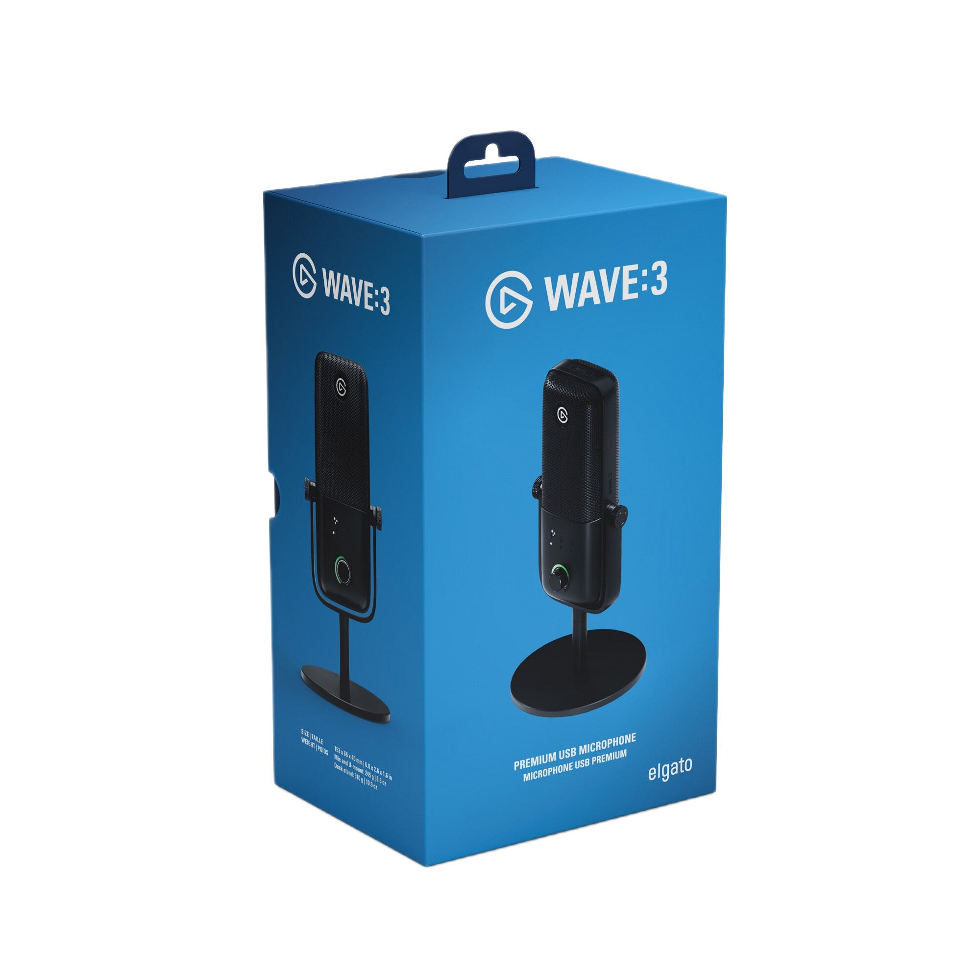 Elgato - Wave:3 MK.2 USB Condenser Microphone - Mikrofon Kardioidalny