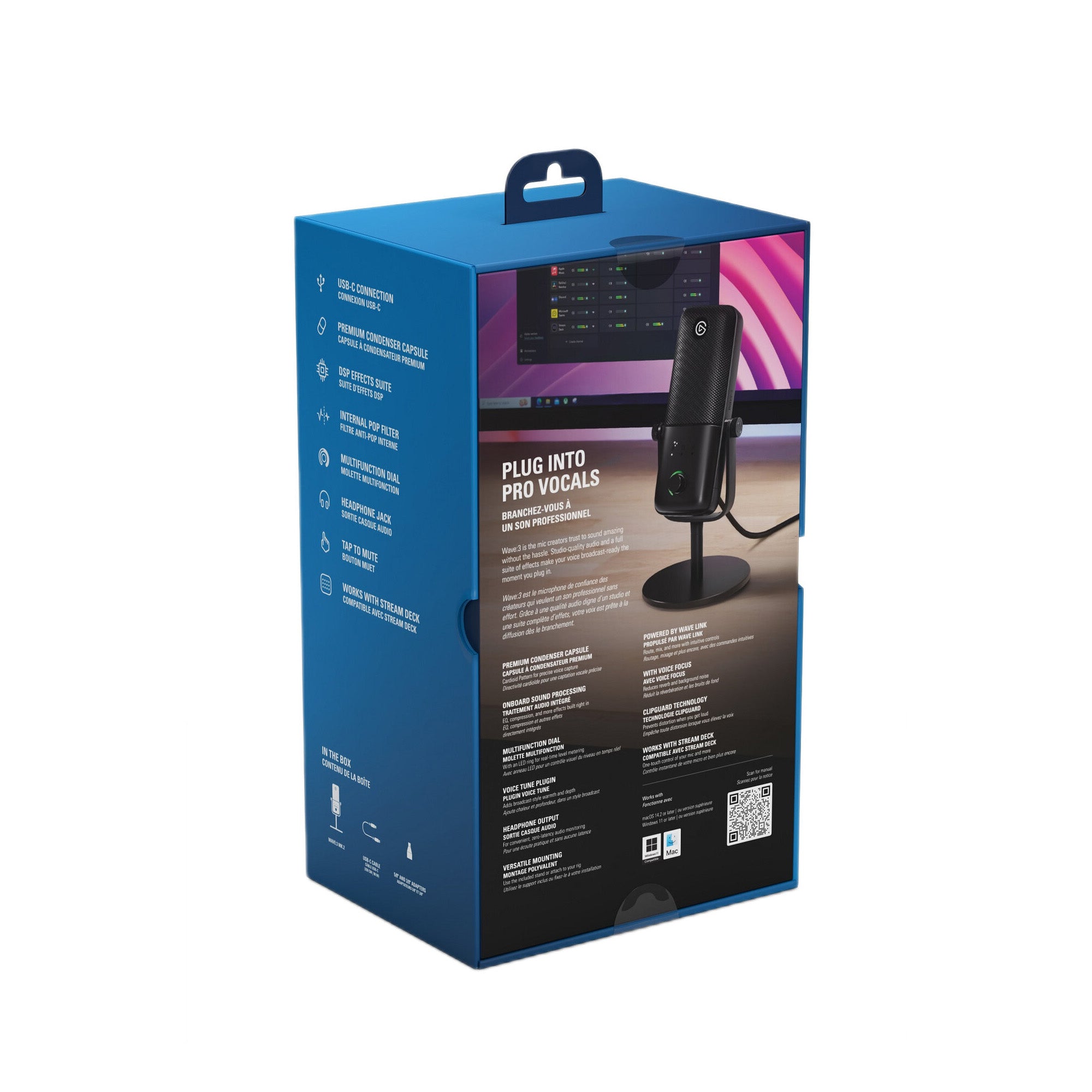 Elgato - Wave:3 MK.2 USB Condenser Microphone - Mikrofon Kardioidalny