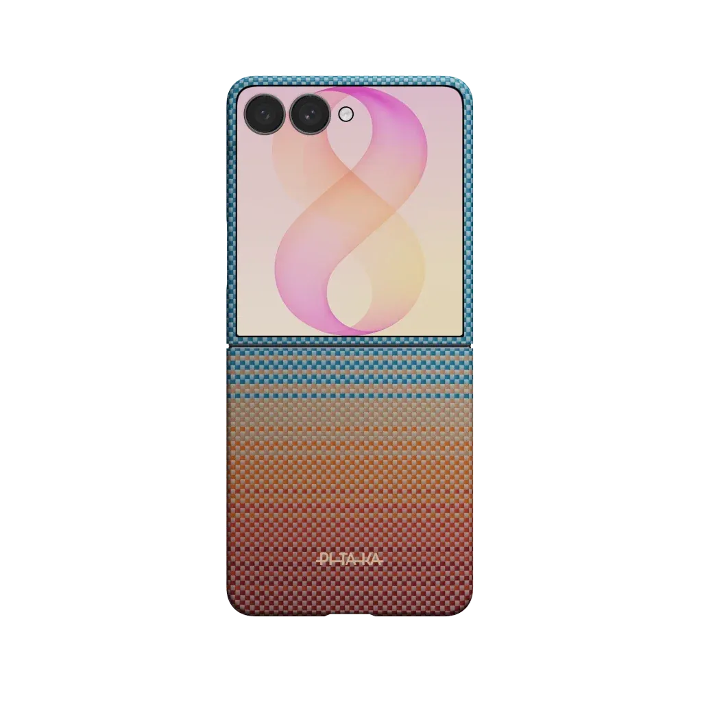 PITAKA - Edge Case Sunset 2.0 California Dream-01 for Galaxy Z Flip8 - Ultracienkie Etui do Samsunga
