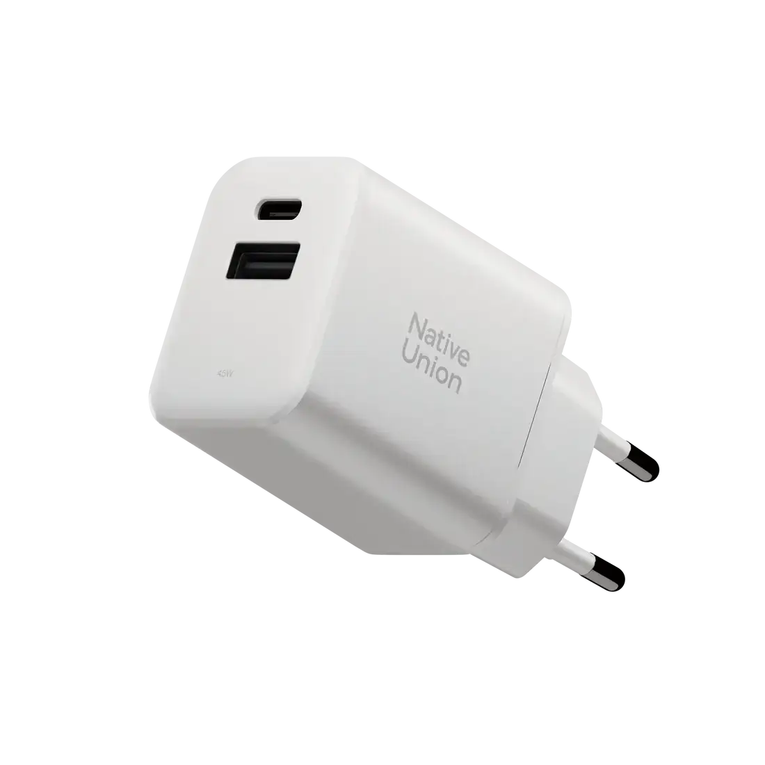 Native Union - Fast GaN Charger PD 45W 1C+1A - Ładowarka Dwuportowa PD 45W 1C+1A