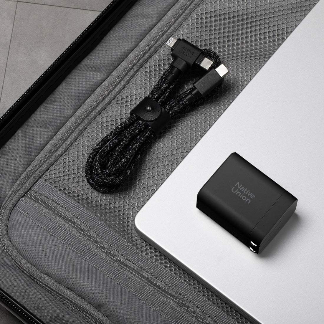 Native Union - Fast GaN Charger PD 45W 1C+1A - Ładowarka Dwuportowa PD 45W 1C+1A