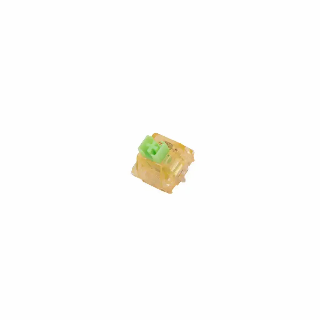 Przełącznik mechaniczny Gateron Kangaroo Box Ink 63gf do klawiatury, przezroczysta obudowa, zielony trzon