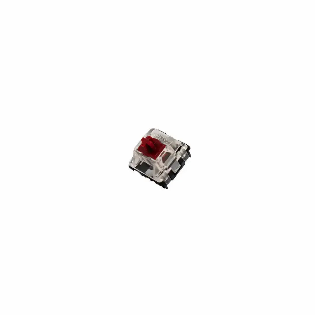 Przełącznik optyczny Gateron czerwony v2 do klawiatury mechanicznej, widok z góry