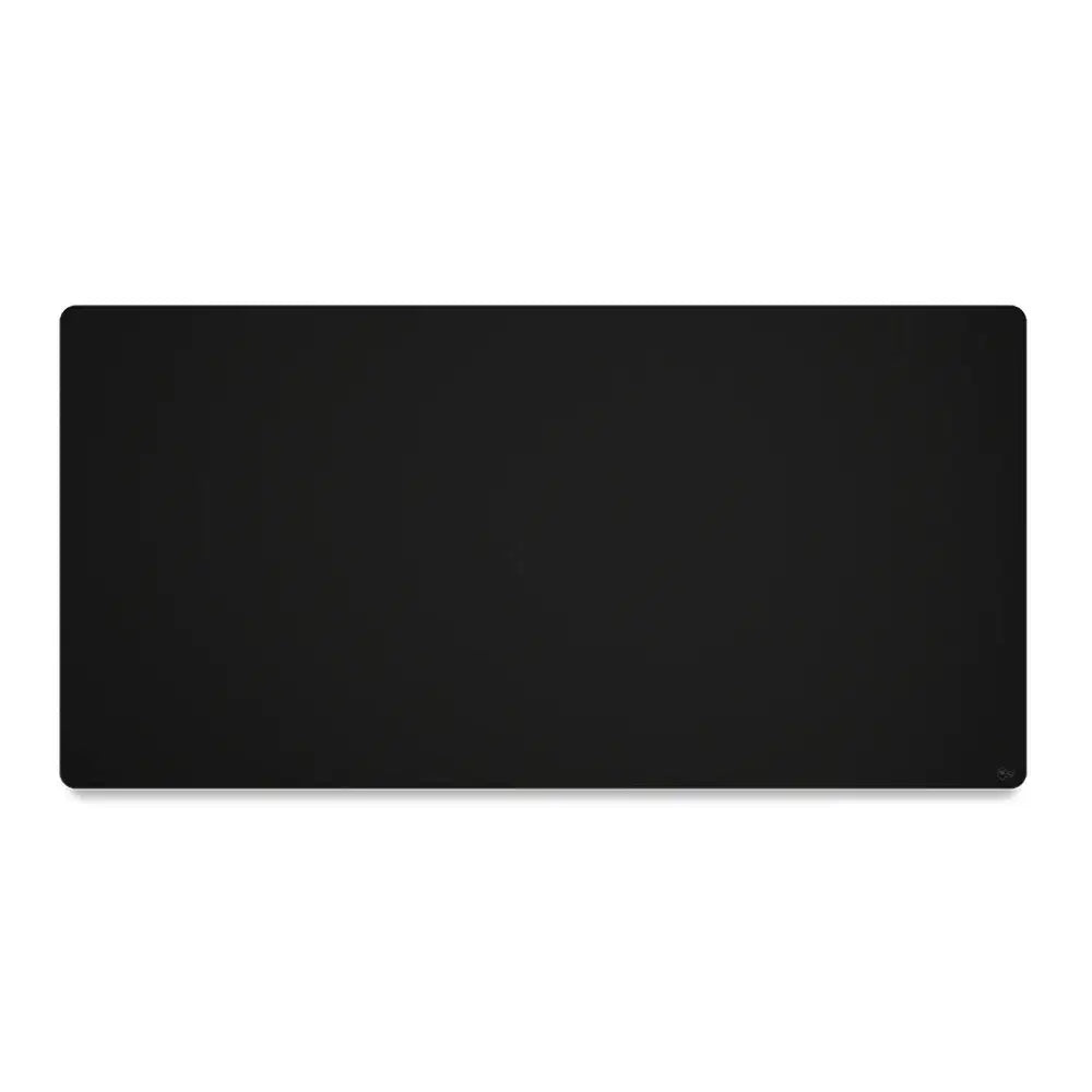 Czarna podkładka pod mysz Glorious Stitch Cloth, prostokątna, na biurko, minimalistyczna