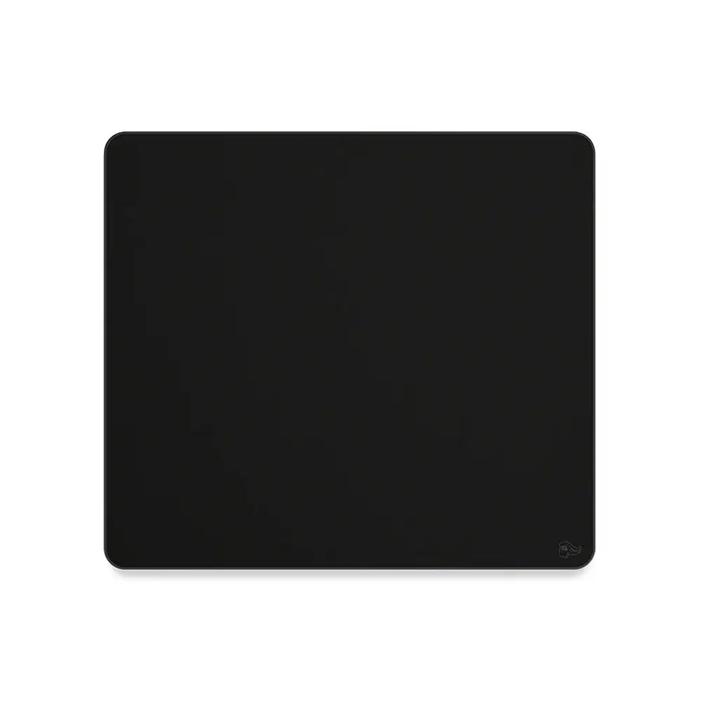 Czarna podkładka pod mysz Glorious Stitch Cloth na biurko, prostokątna, minimalistyczna