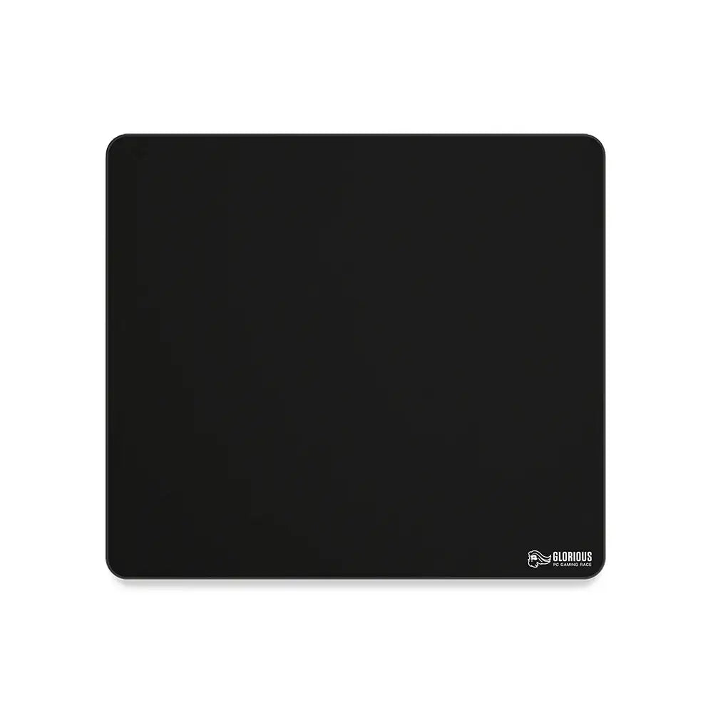 czarna podkładka Glorious Stitch Cloth Mousepad z logo, prostokątna, na biurko gamingowe