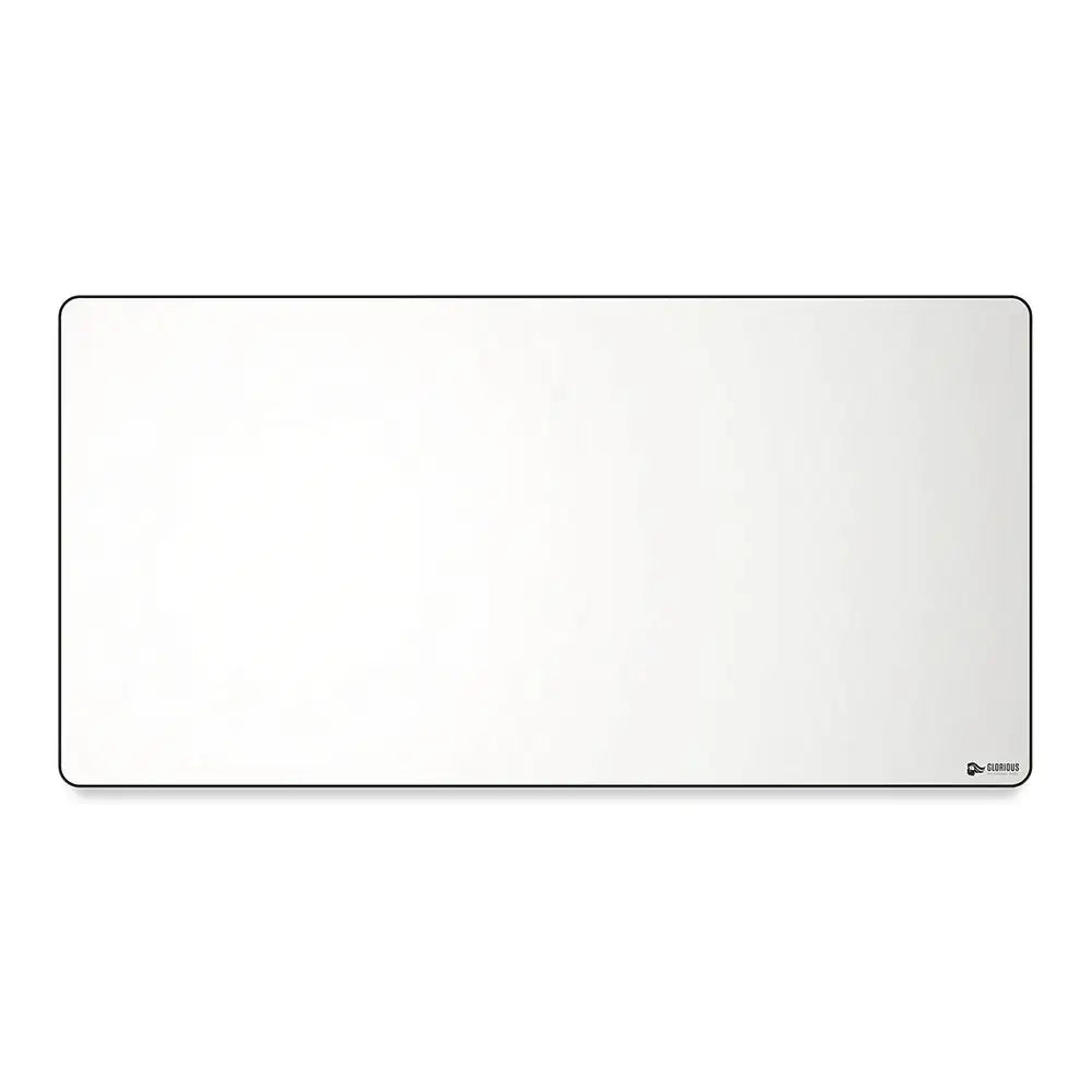 Biała podkładka na biurko Glorious Stitch Cloth Mousepad z czarnym obszyciem