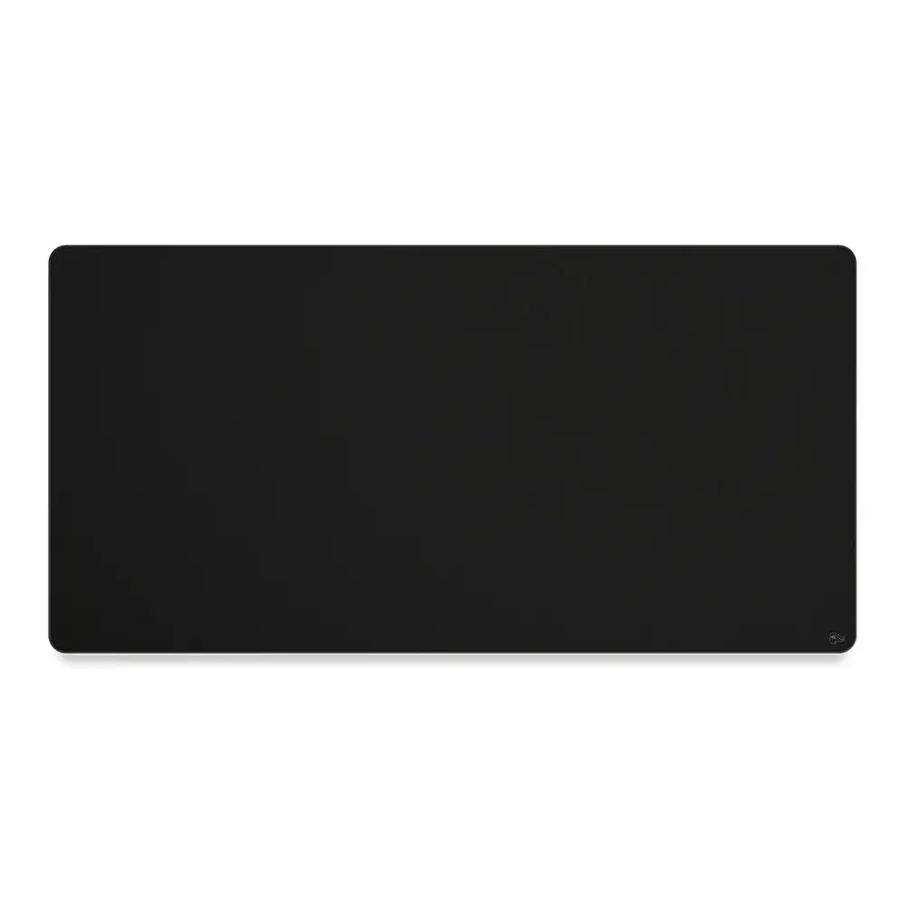 Czarna podkładka na biurko Glorious Stitch Cloth Mousepad, prostokątna, gładka powierzchnia