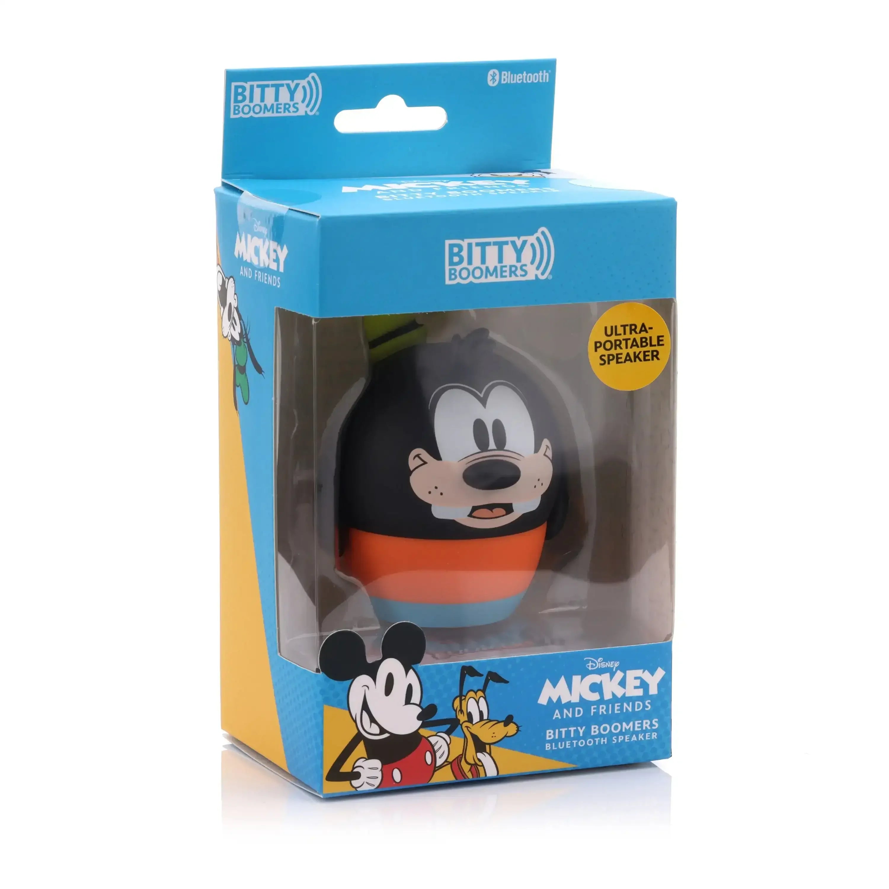 Goofy głośnik Bluetooth Bitty Boomers w opakowaniu, głośnik przenośny Disney