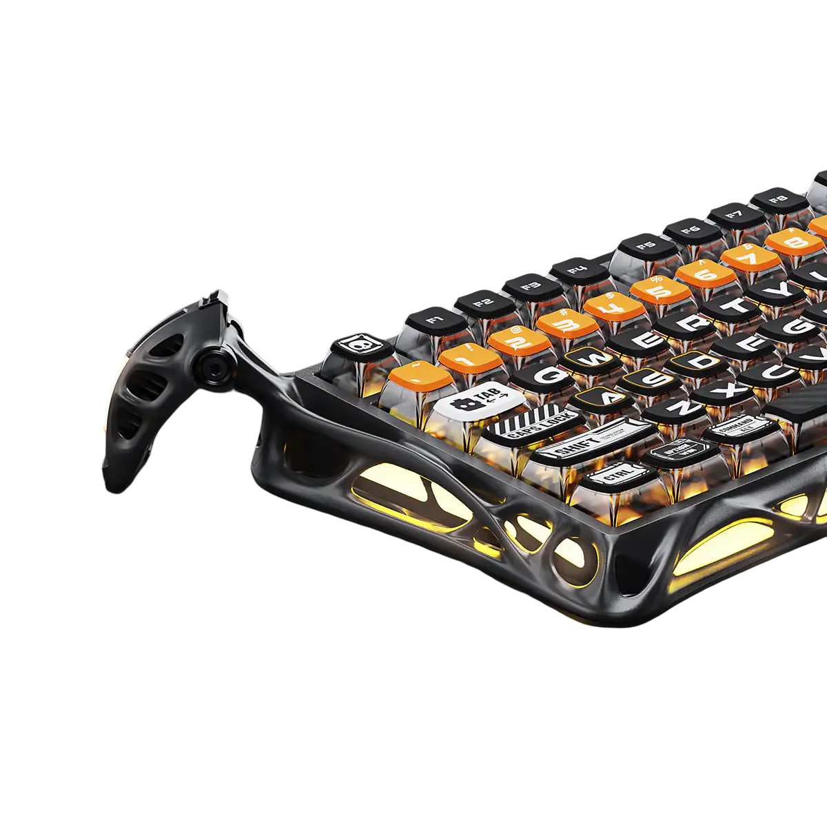 GravaStar - Mercury K1 Pro CyberFlare Wireless Mechanical Keyboard - Bezprzewodowa Klawiatura Mechaniczna