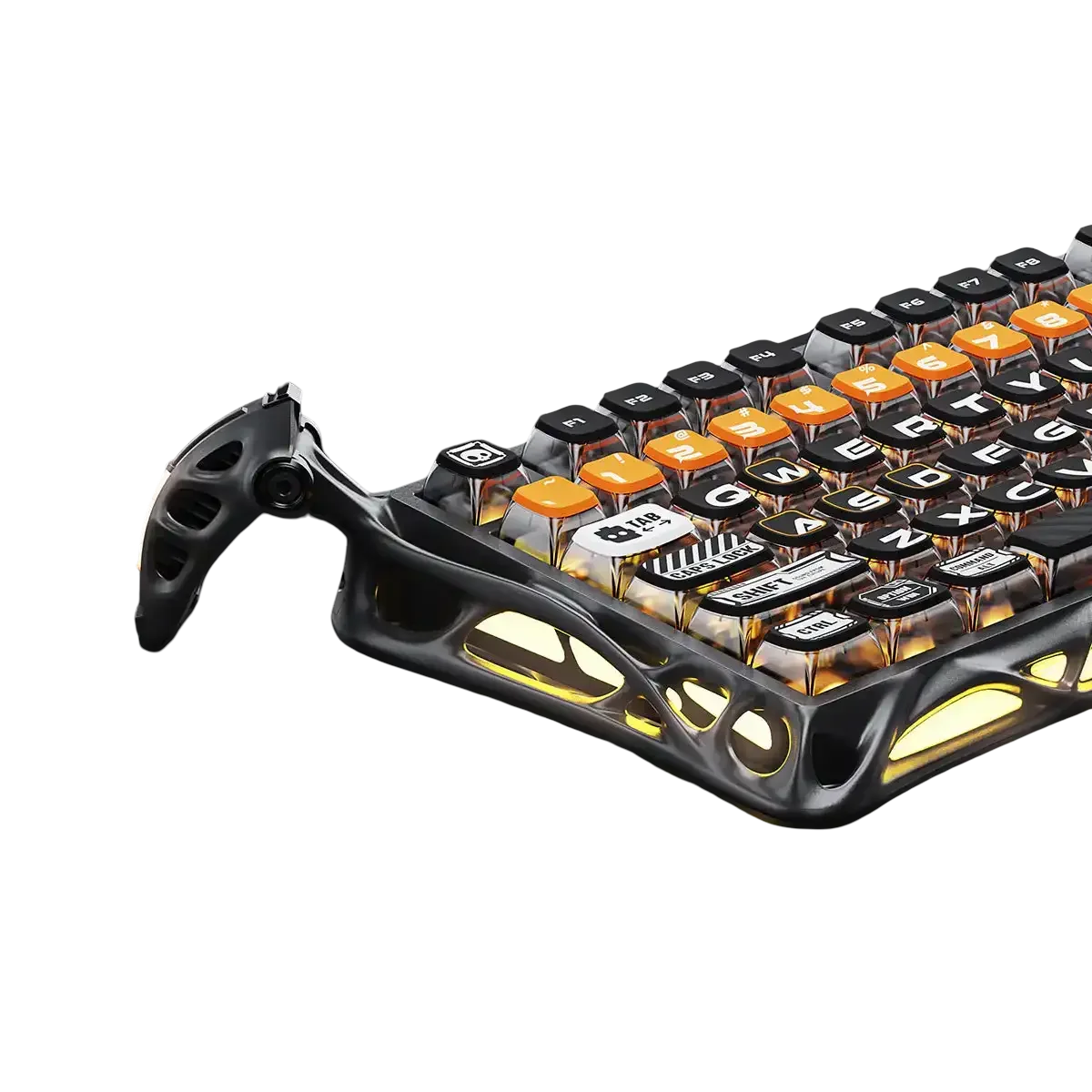 GravaStar - Mercury K1 Pro CyberFlare Wireless Mechanical Keyboard - Bezprzewodowa Klawiatura Mechaniczna
