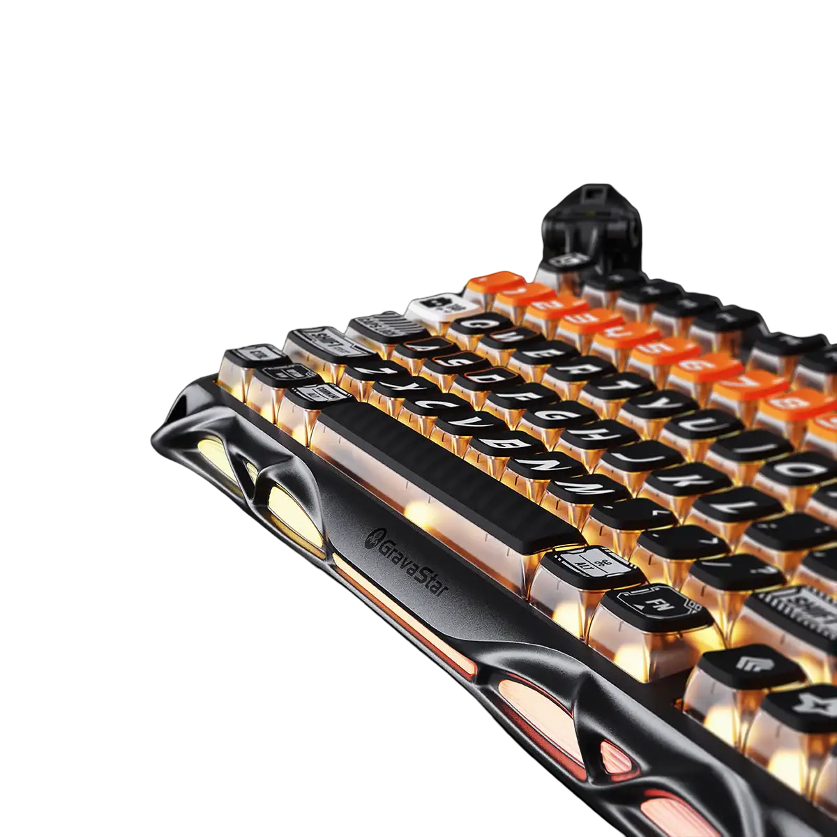 GravaStar - Mercury K1 Pro CyberFlare Wireless Mechanical Keyboard - Bezprzewodowa Klawiatura Mechaniczna