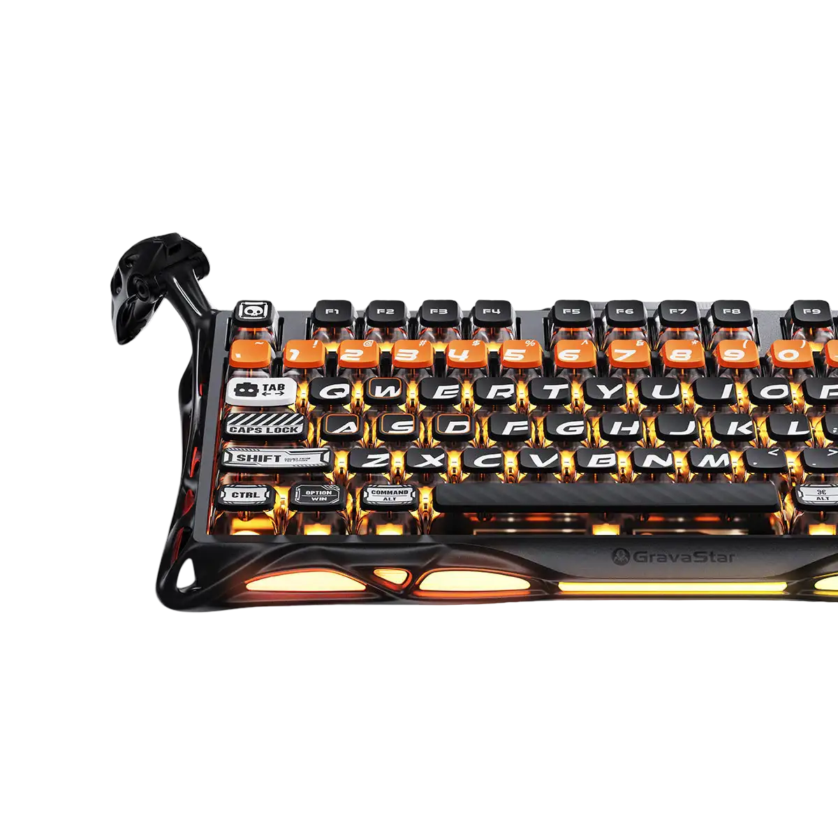 GravaStar - Mercury K1 Pro CyberFlare Wireless Mechanical Keyboard - Bezprzewodowa Klawiatura Mechaniczna