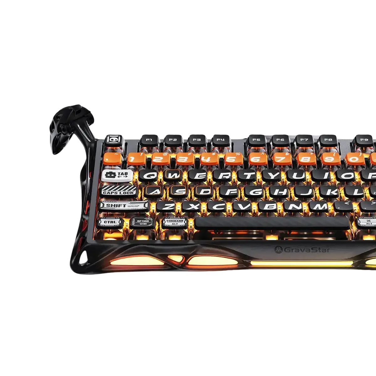 GravaStar - Mercury K1 Pro CyberFlare Wireless Mechanical Keyboard - Bezprzewodowa Klawiatura Mechaniczna