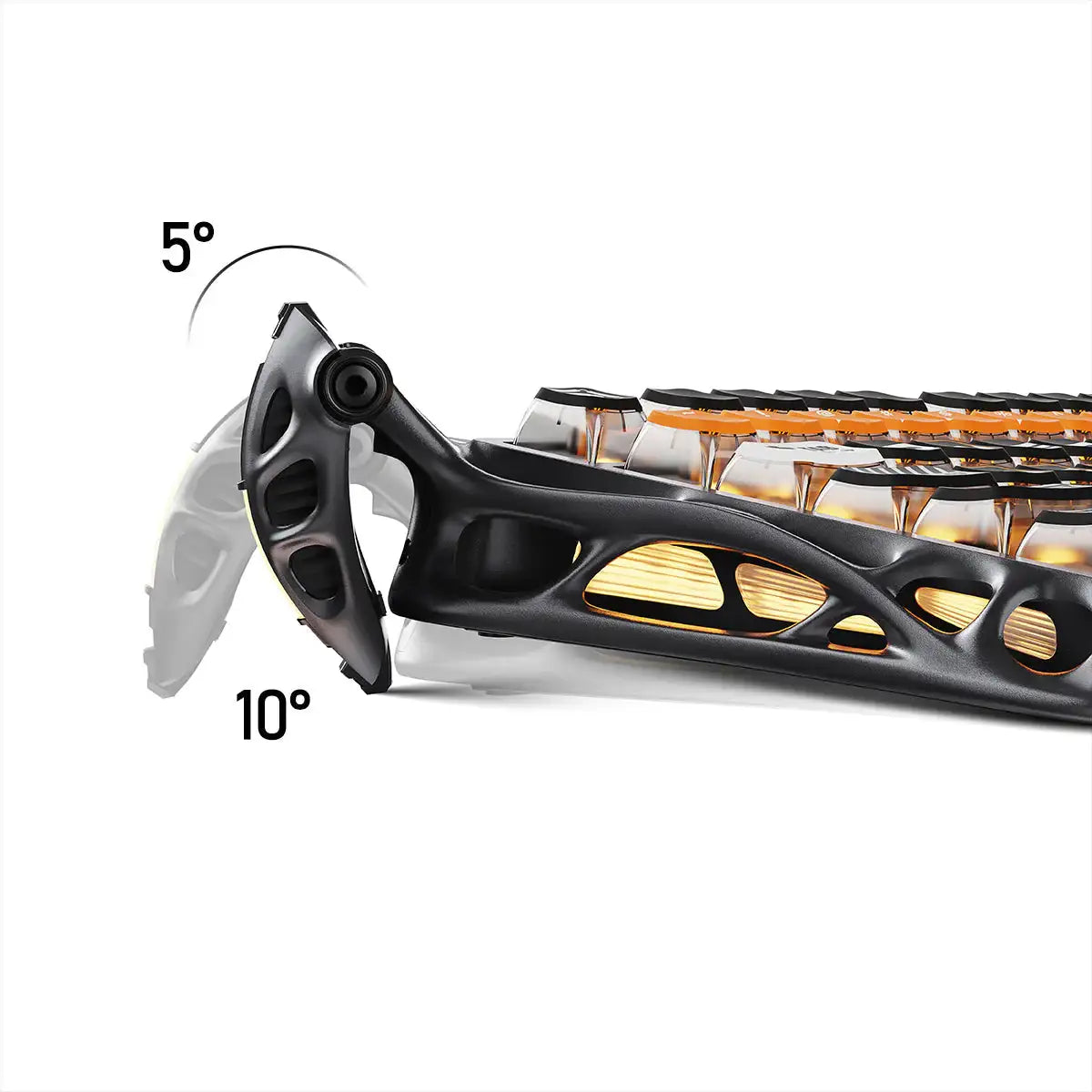 GravaStar - Mercury K1 Pro CyberFlare Wireless Mechanical Keyboard - Bezprzewodowa Klawiatura Mechaniczna