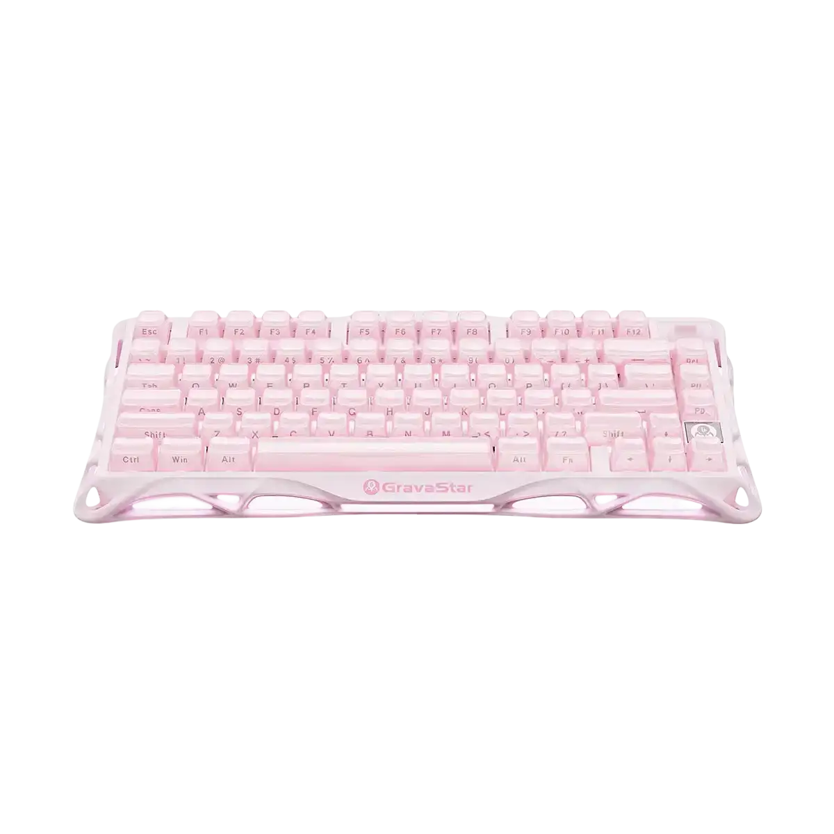 GravaStar - Mercury K1 Sakura Pink Wireless Mechanical Keyboard - Bezprzewodowa Klawiatura Mechaniczna