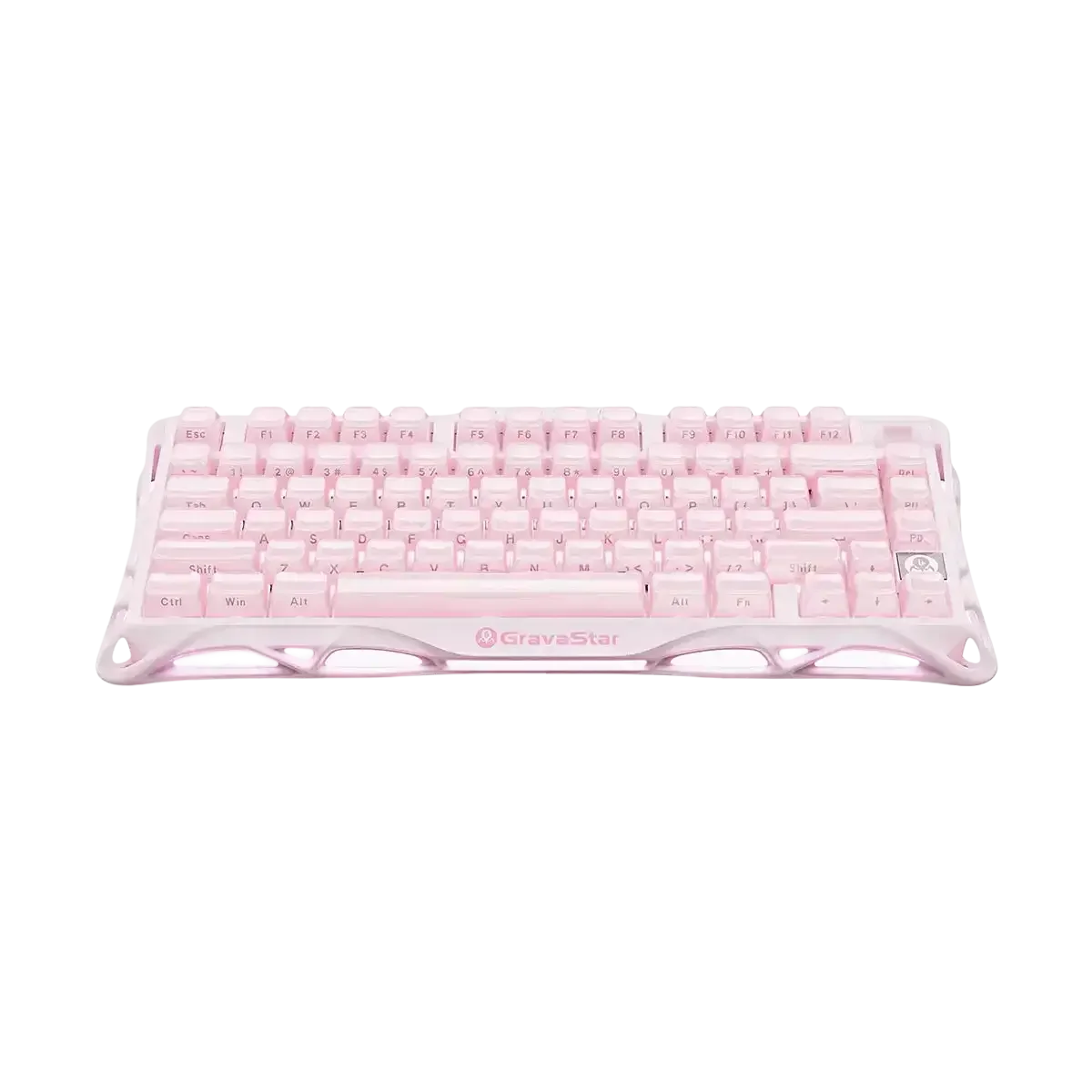 GravaStar - Mercury K1 Sakura Pink Wireless Mechanical Keyboard - Bezprzewodowa Klawiatura Mechaniczna