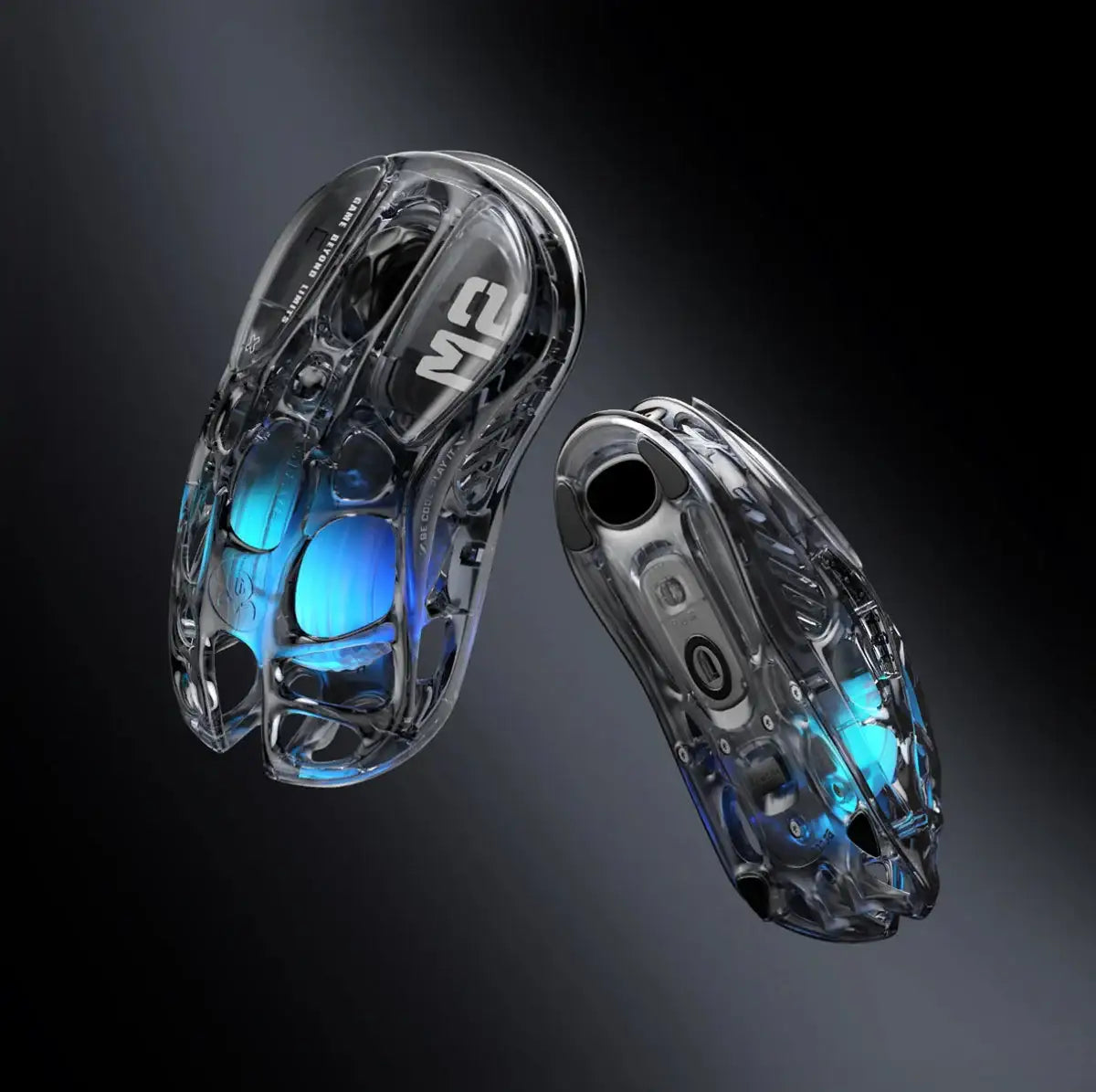 GravaStar - Mercury M2 Stealth Black Wireless Gaming Mouse - Bezprzewodowa Mysz Gamingowa