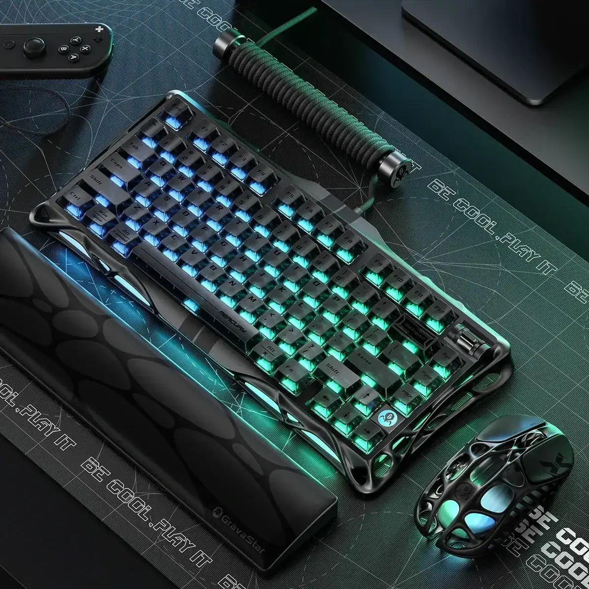 GravaStar - Mercury V75 Wired Magnetic Keyboard - Przewodowa Klawiatura Magnetyczna