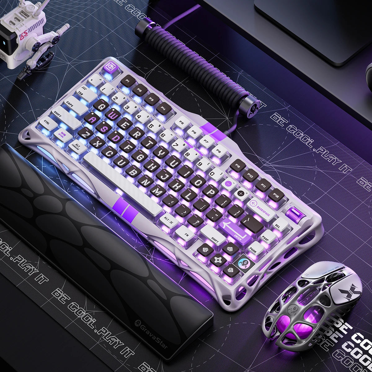 GravaStar - Mercury V75 Wired Magnetic Keyboard - Przewodowa Klawiatura Mechaniczna