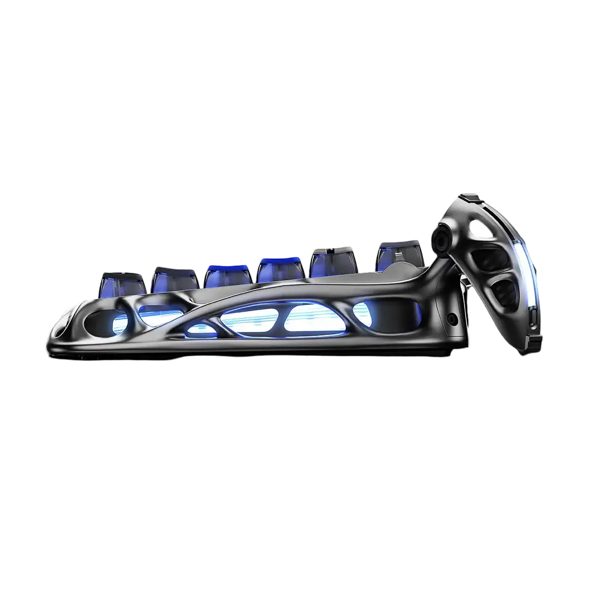 GravaStar - Mercury K1 Pro Interstellar Silver Wireless Mechanical Keyboard - Bezprzewodowa Klawiatura Mechaniczna