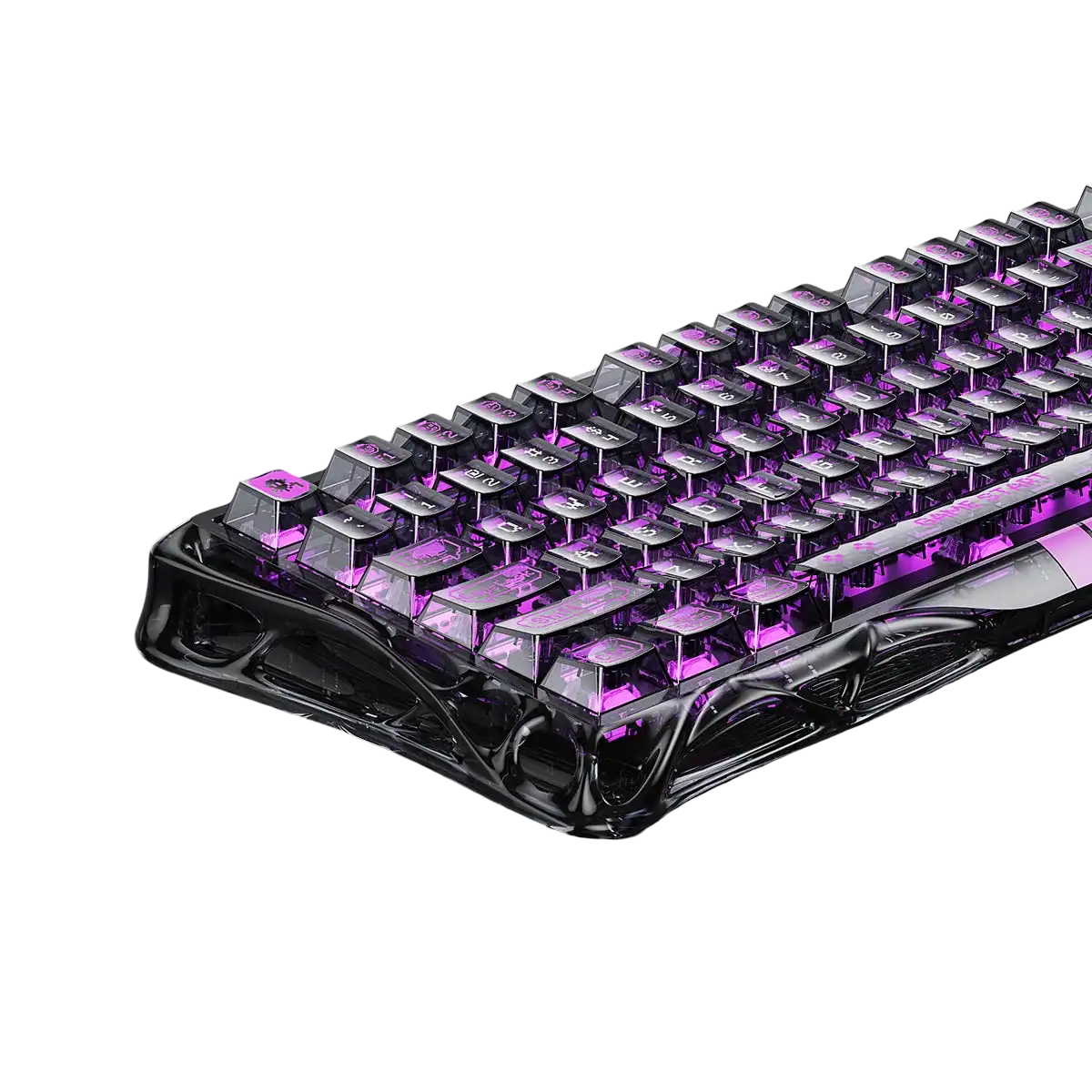 GravaStar - Mercury V75 Lite Transparent Black Wired Magnetic Keyboard - Przewodowa Klawiatura Magnetyczna