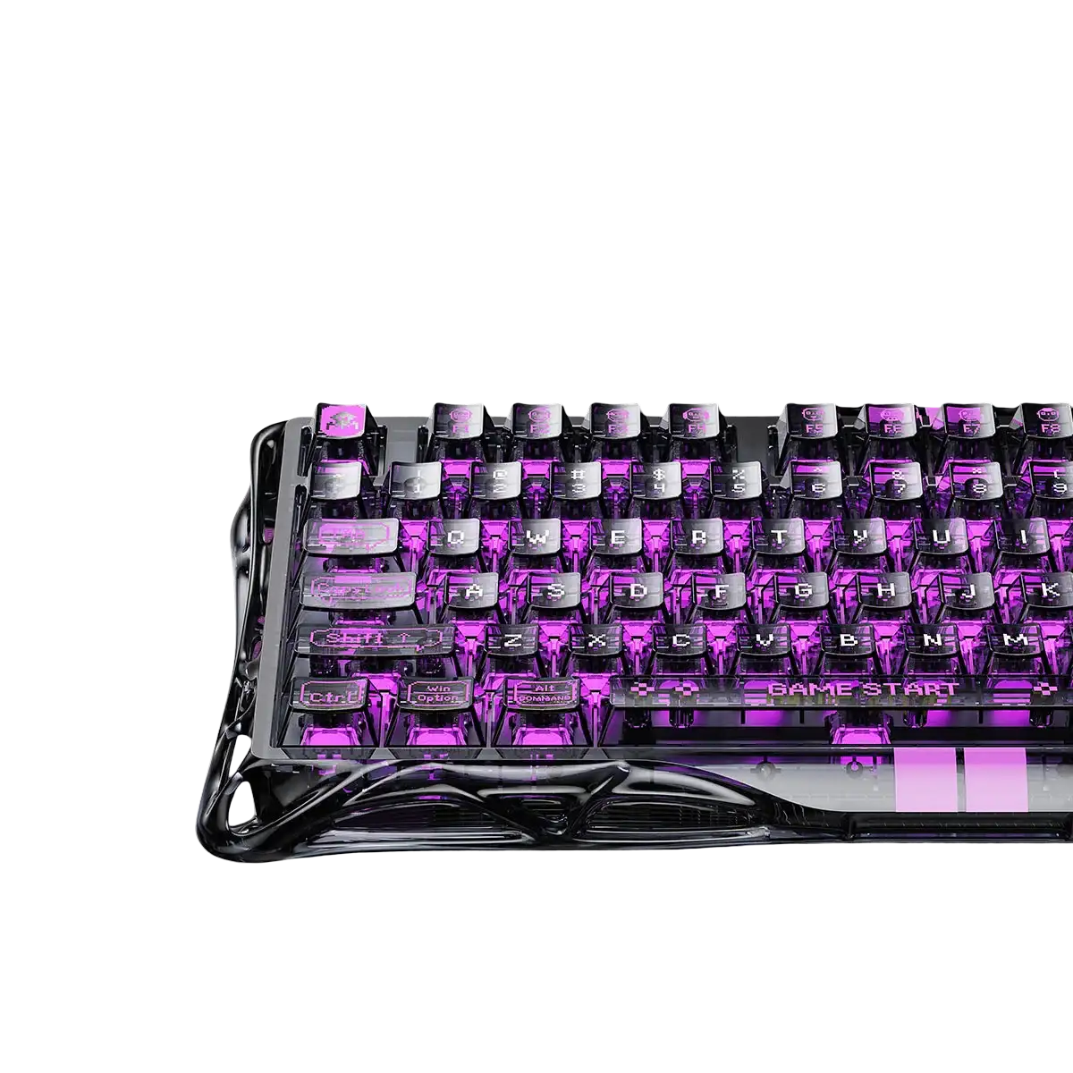 GravaStar - Mercury V75 Lite Transparent Black Wired Magnetic Keyboard - Przewodowa Klawiatura Magnetyczna