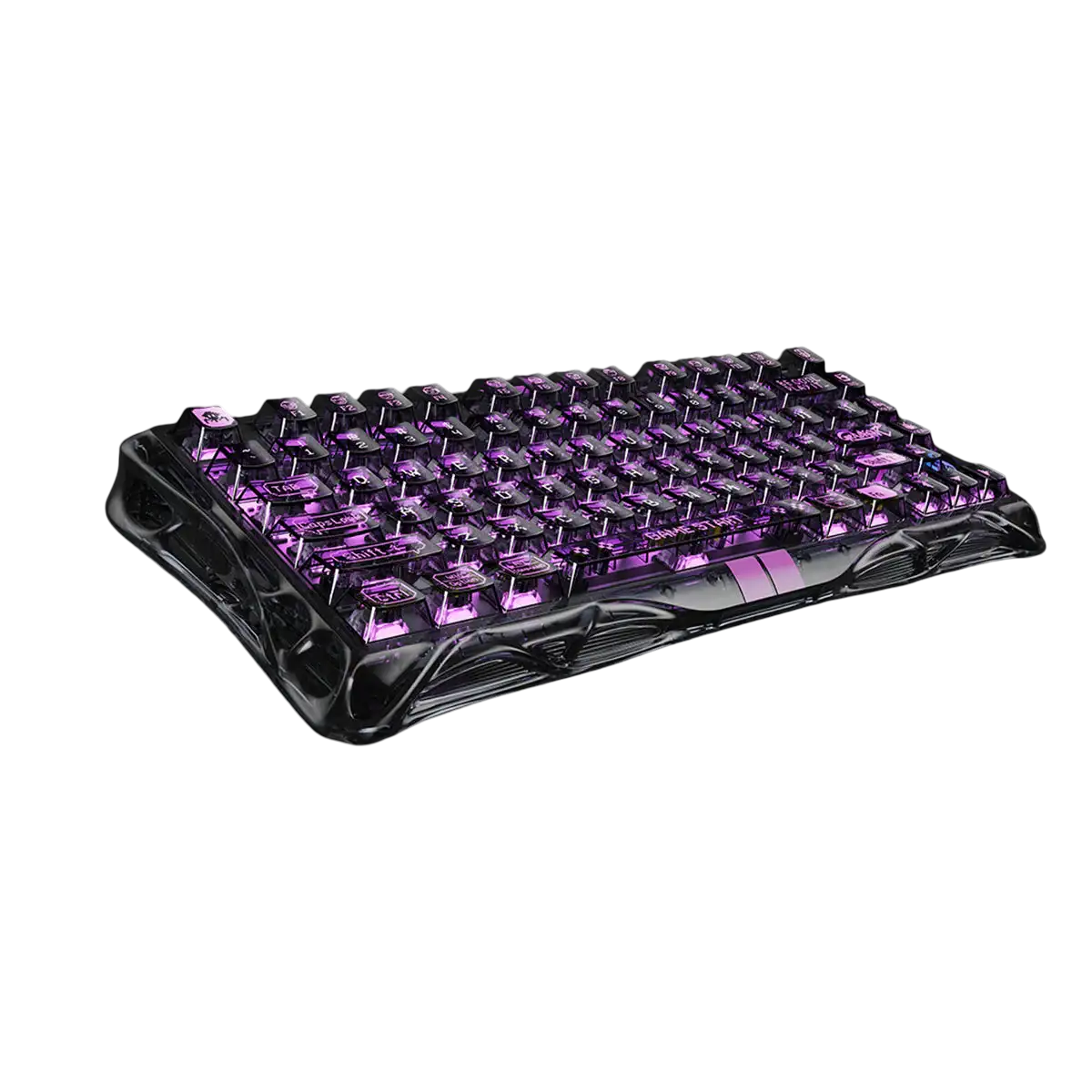 GravaStar - Mercury V75 Lite Transparent Black Wired Magnetic Keyboard - Przewodowa Klawiatura Magnetyczna
