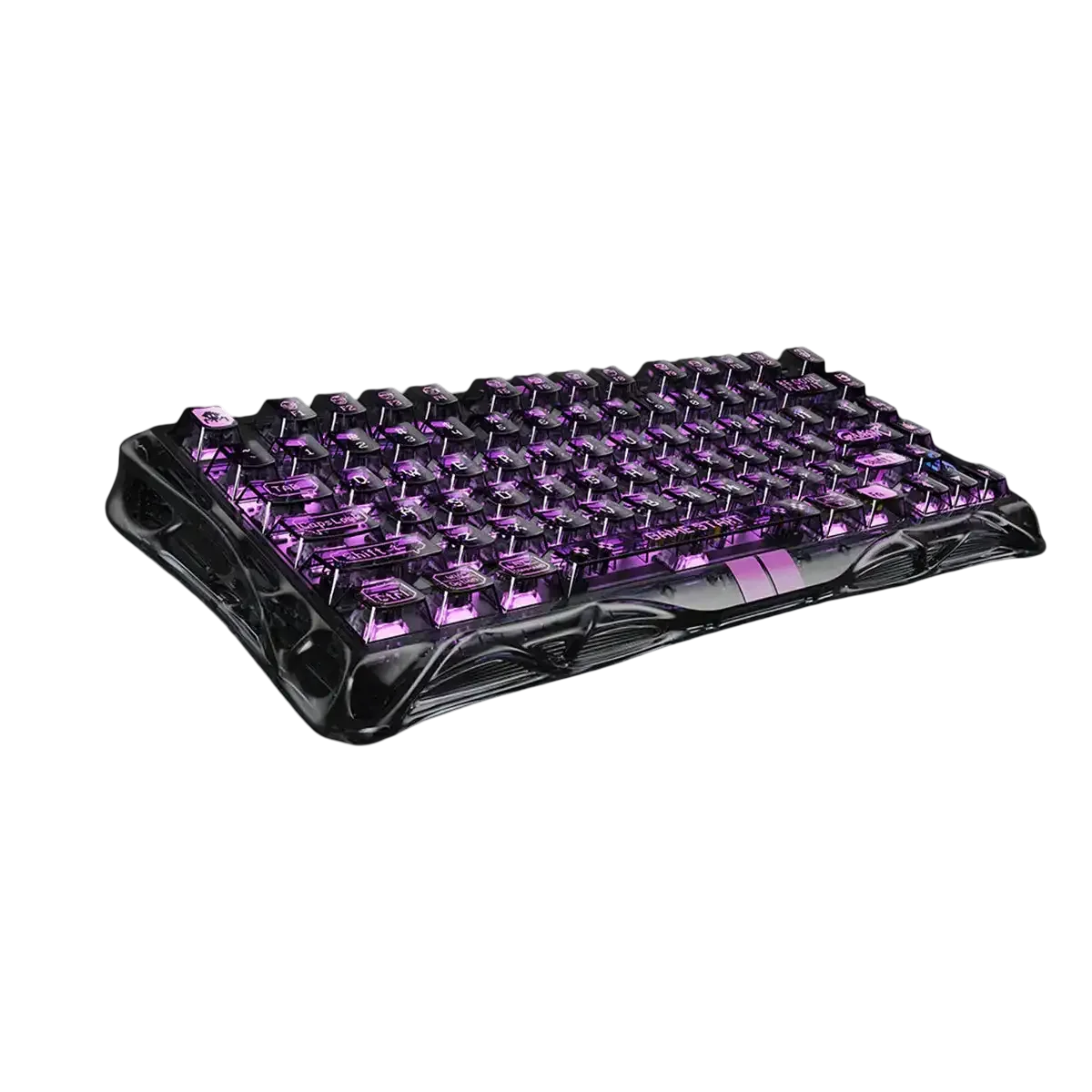 GravaStar - Mercury V75 Lite Transparent Black Wired Magnetic Keyboard - Przewodowa Klawiatura Magnetyczna